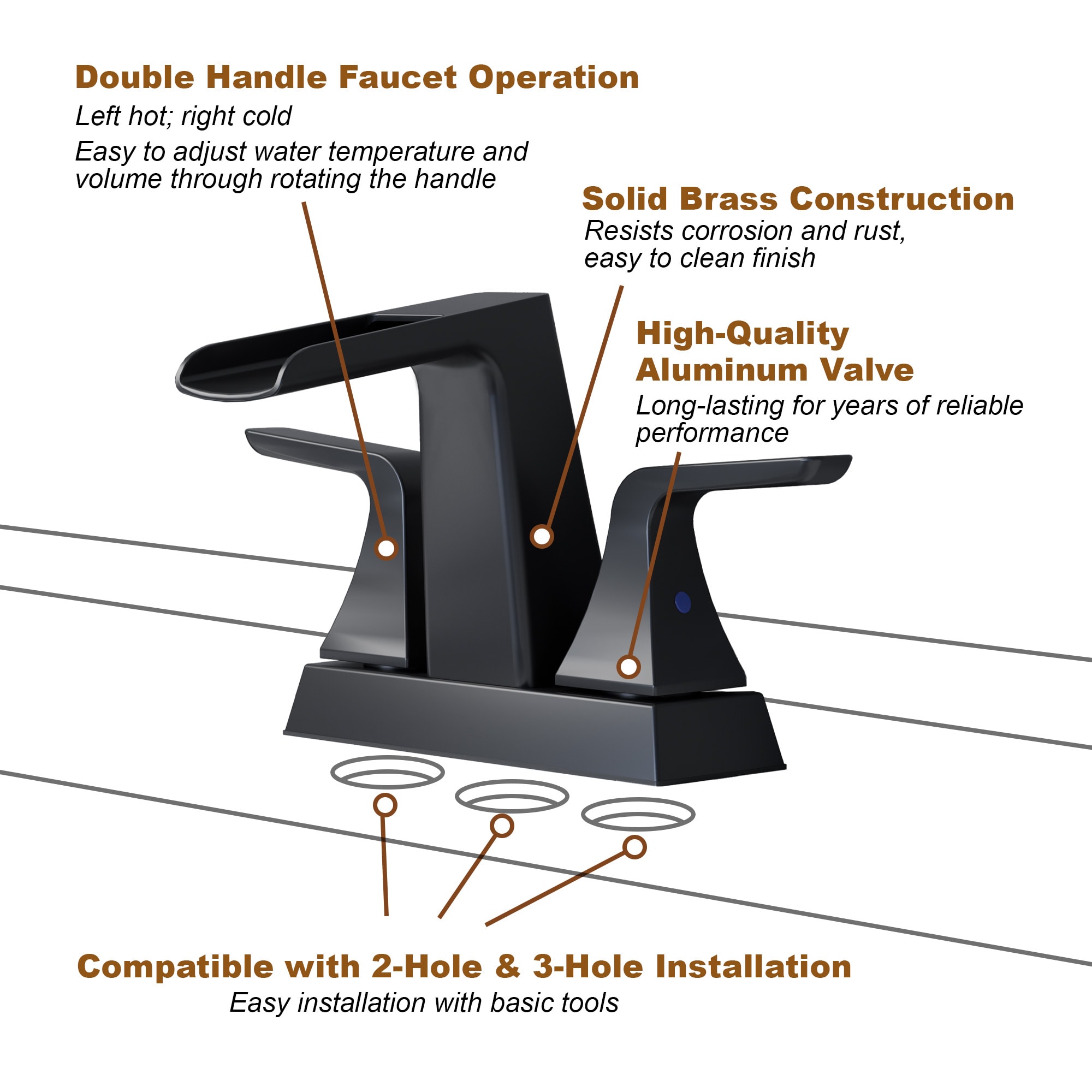CASAINC KCLT0006-MB Lavatory-Faucets - View #10