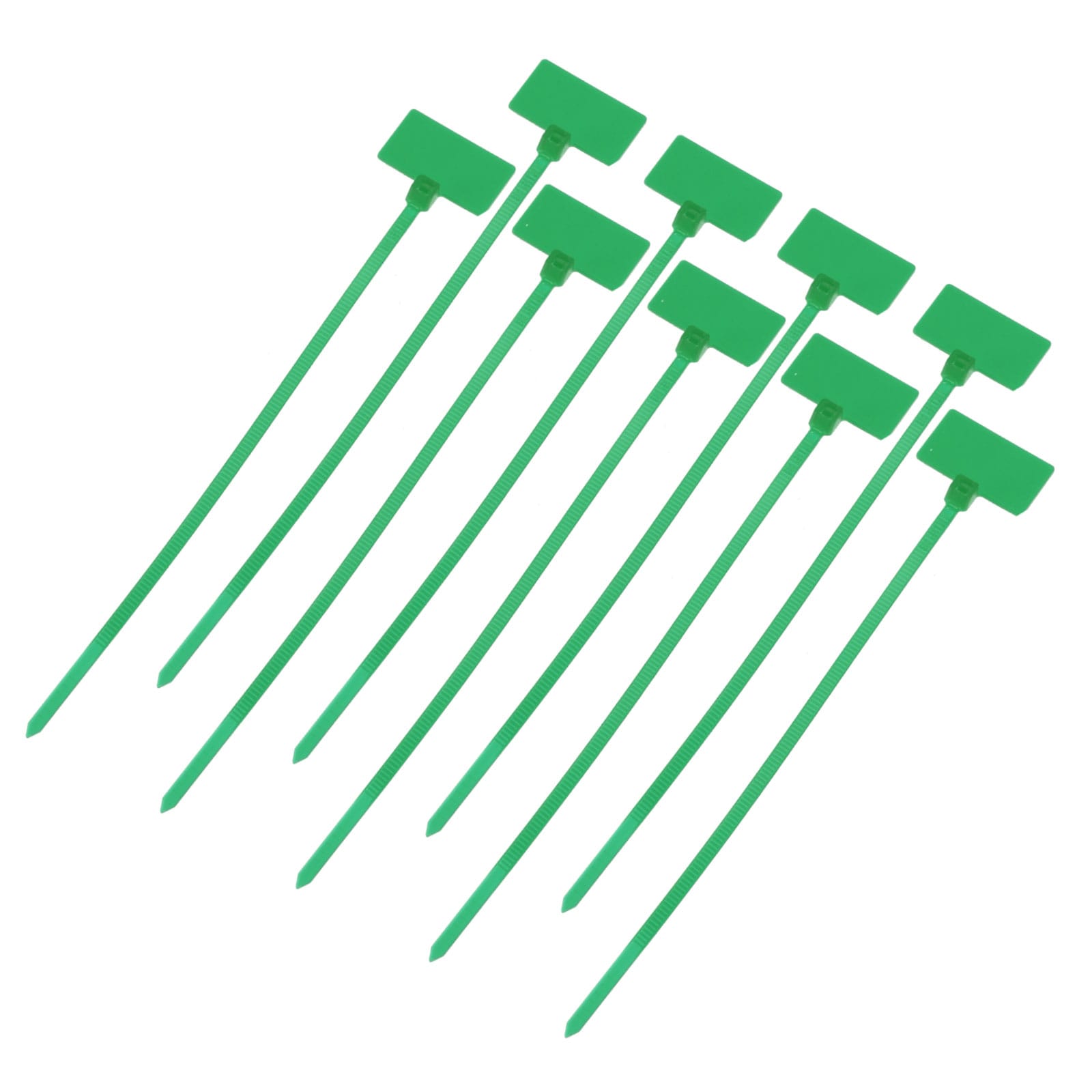 Unique Bargains 250pcs Marker Cable Zip Ties 6-Inch Self-Locking Nylon Labels Zip Tie Wraps Wire Tags Ties Straps for Indoor and Outdoor 3/16-Inch Green