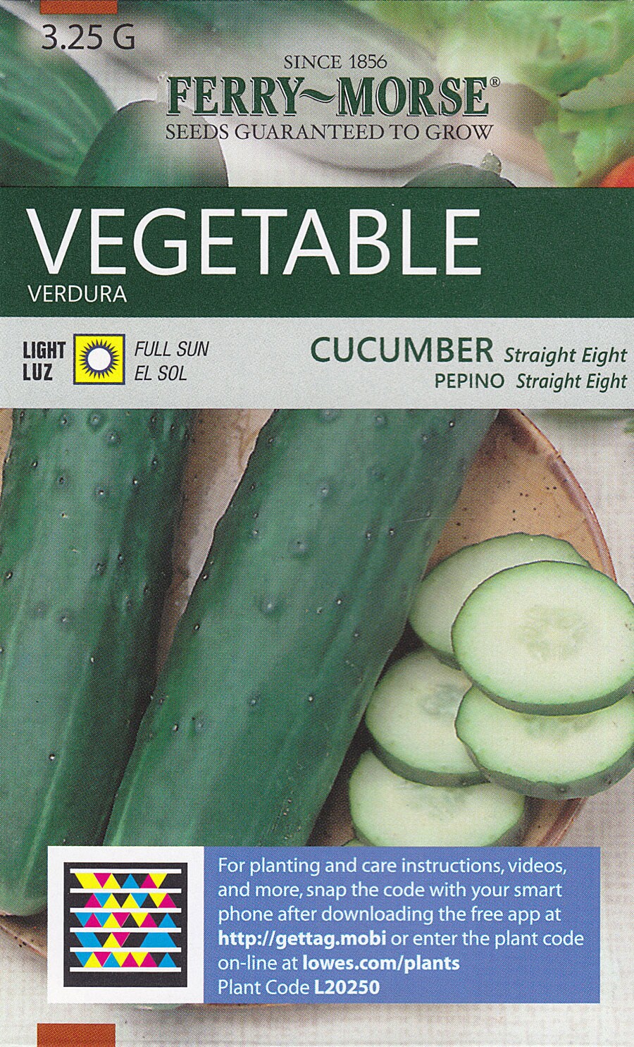 Ferry-Morse 2817 Cucumber Straight Eight Seeds