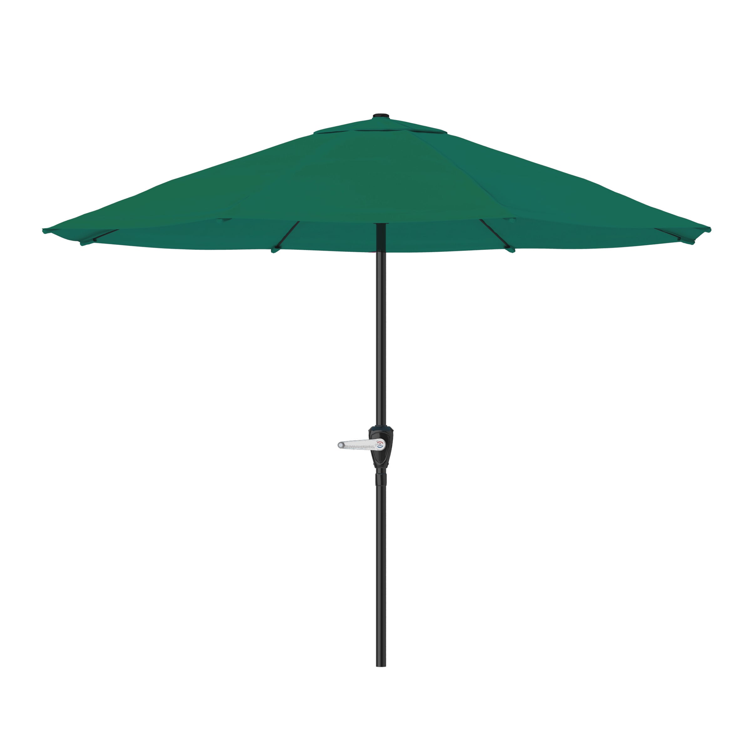 Nature Spring 409615KOT 9-ft Steel Green No-tilt Garden Patio Umbrella