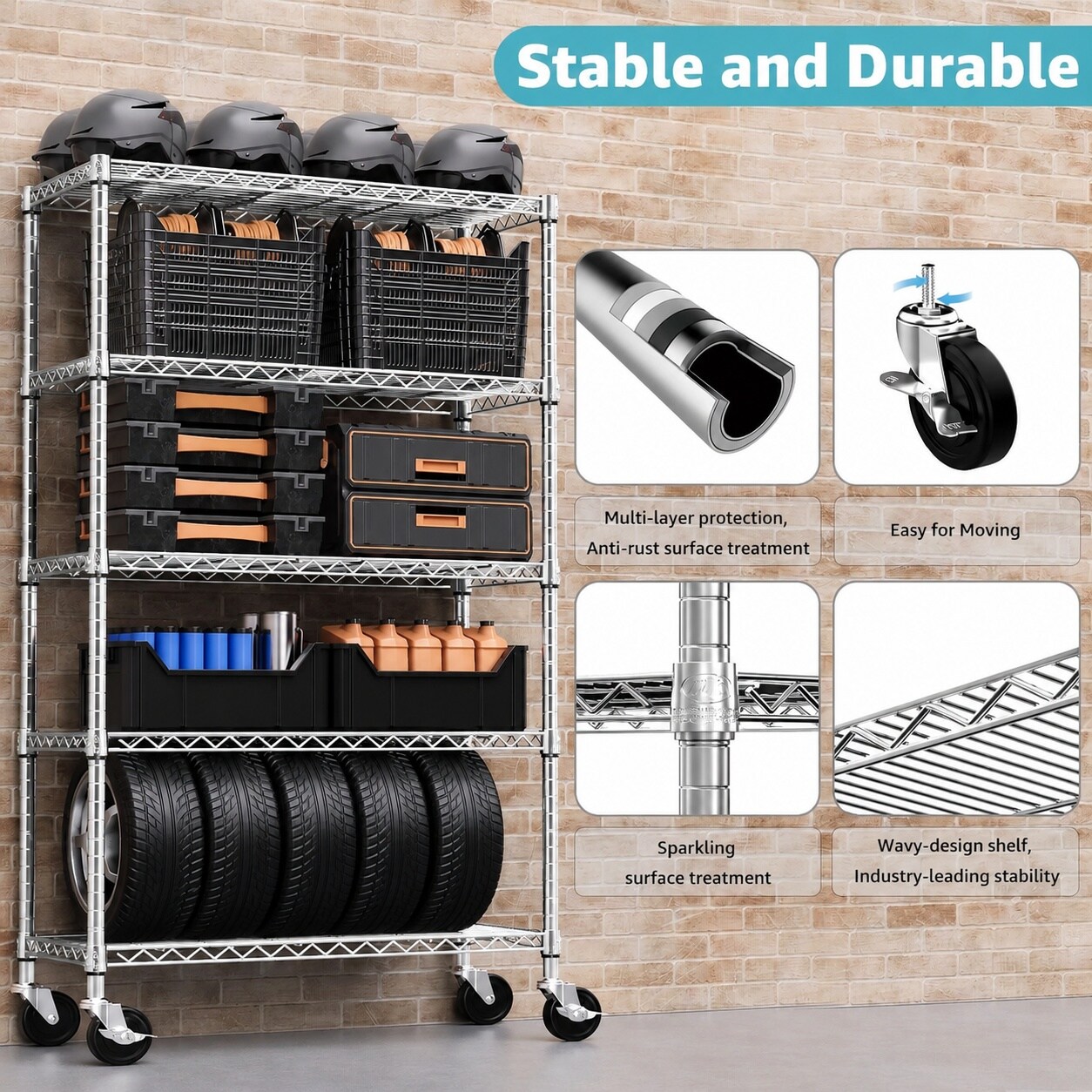 KIWDZFU LKI0716B016 Free-Standing-Shelving - View #4