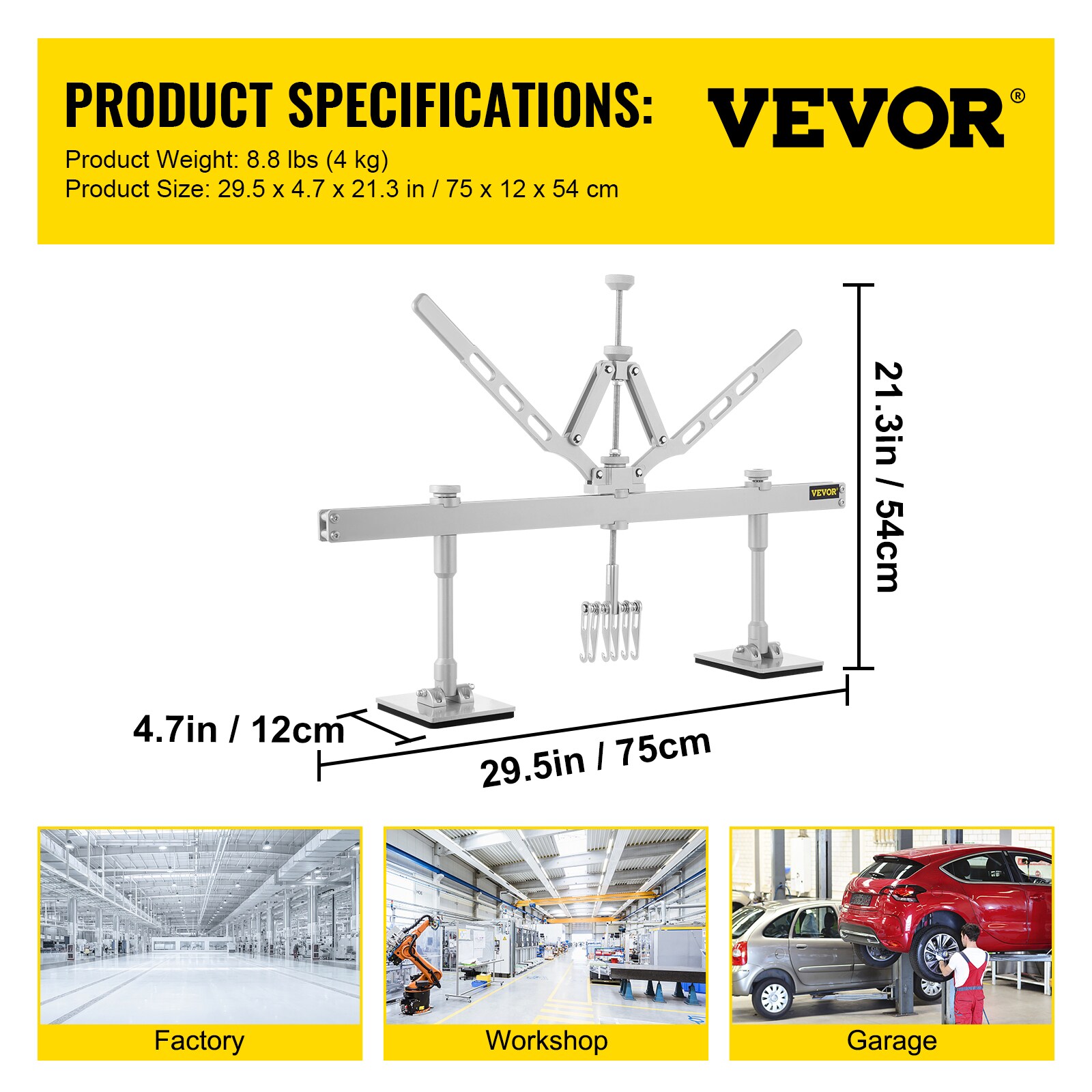 VEVOR BJXFJ750MMAHLBQ01V0 Automotive-Specialty-Tools - View #8
