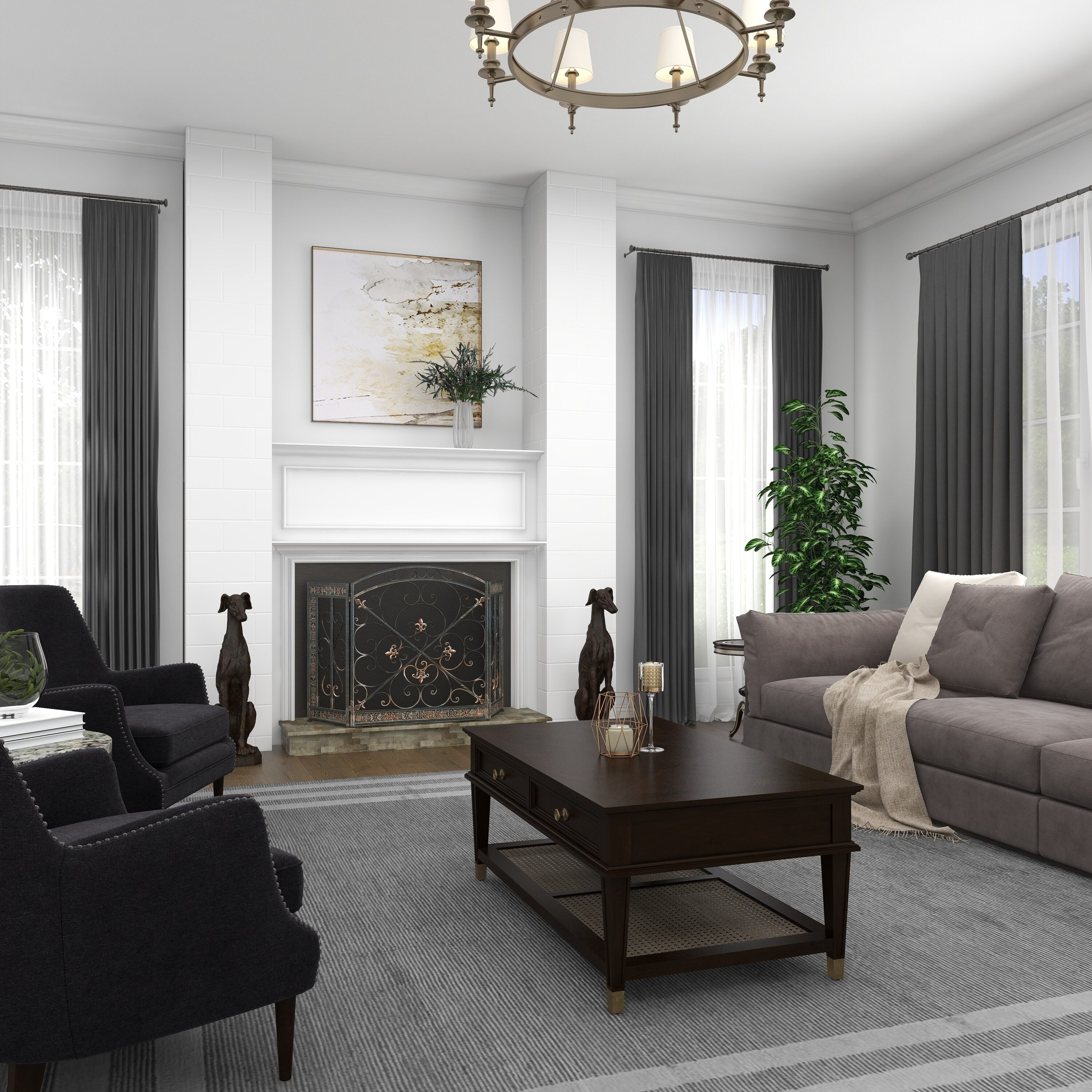 Grayson Lane 71822 Fireplace-Screens - View #4