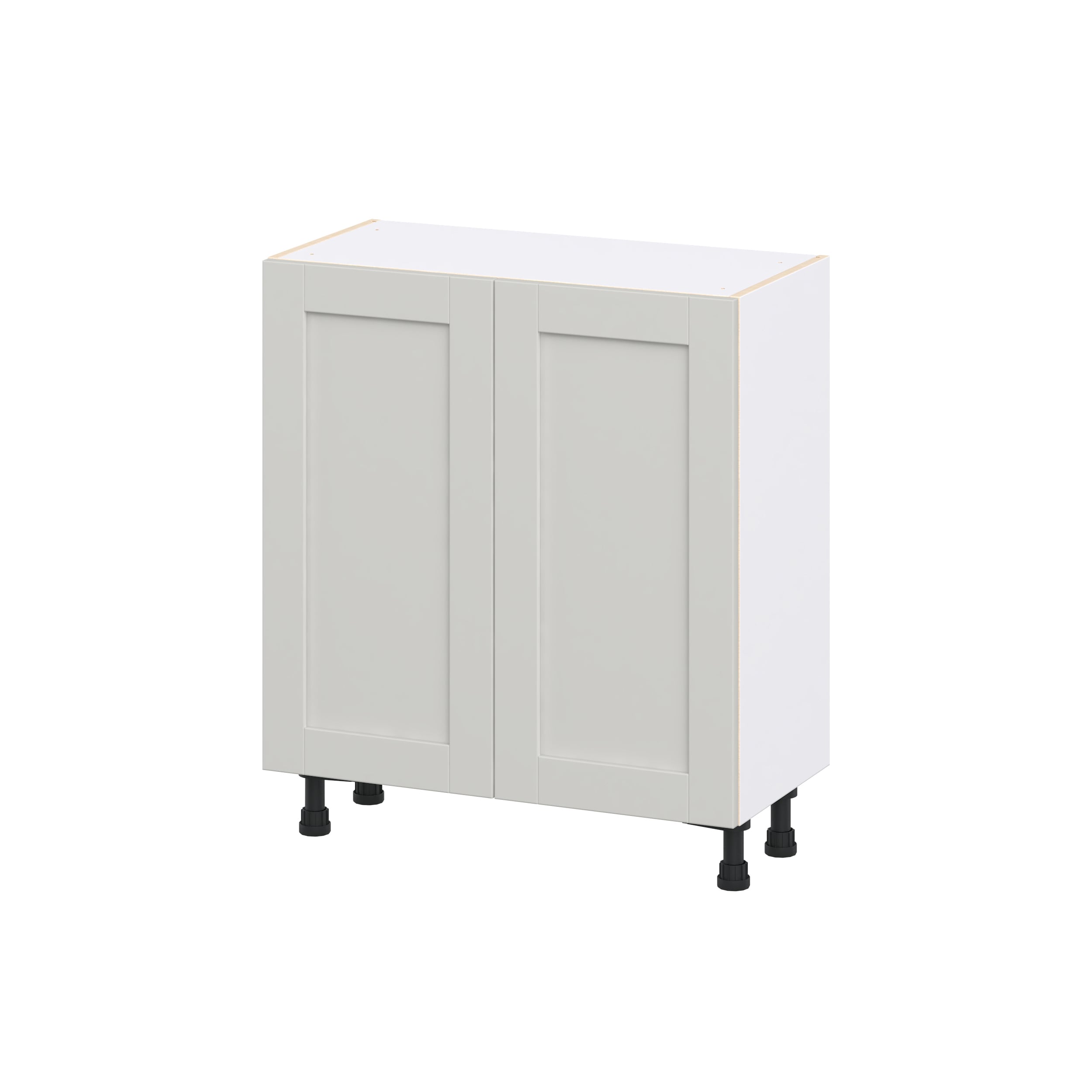 Hugo&Borg Charlesberg 30-in W x 34.5-in H x 14.75-in D Light Gray Laminate Base Fully Assembled Cabinet Flat Panel Shaker