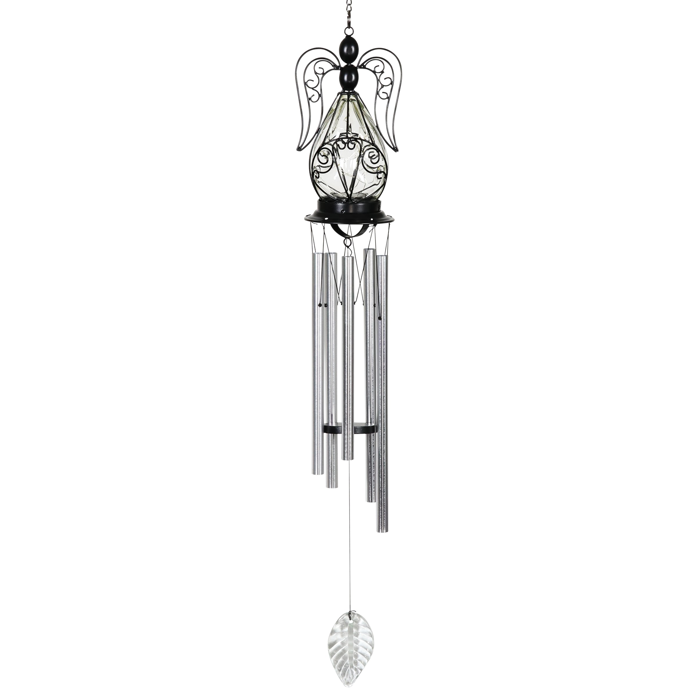 Exhart 47.5-in Clear Metal Modern Wind Chime in the Wind Chimes