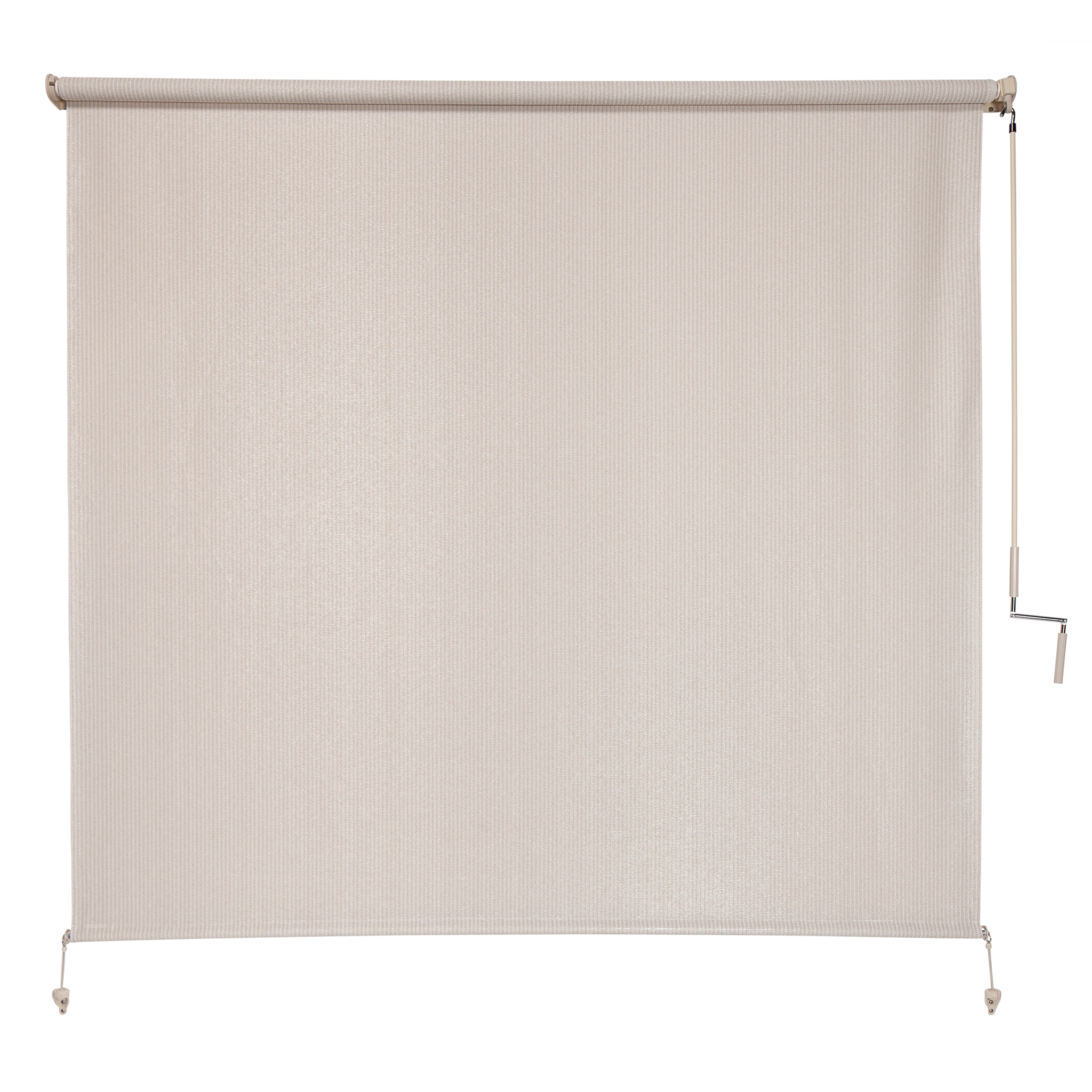 Coolaroo 123-in x 96-in Pebble Light Filtering Cordless Outdoor Roller  Shade at