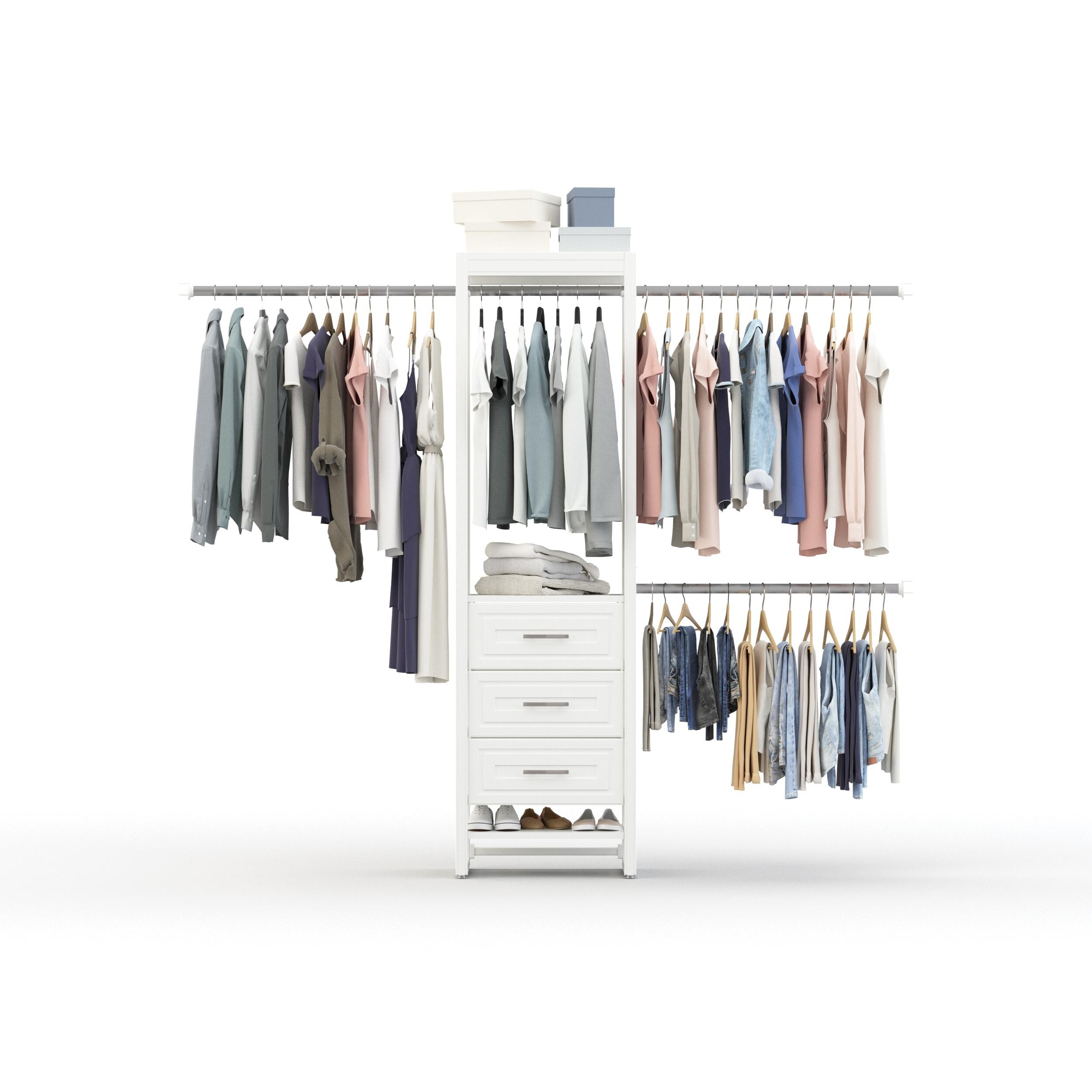 Closets by Liberty HSUL05-RW-RO Wood-Closet-Kits - View #7