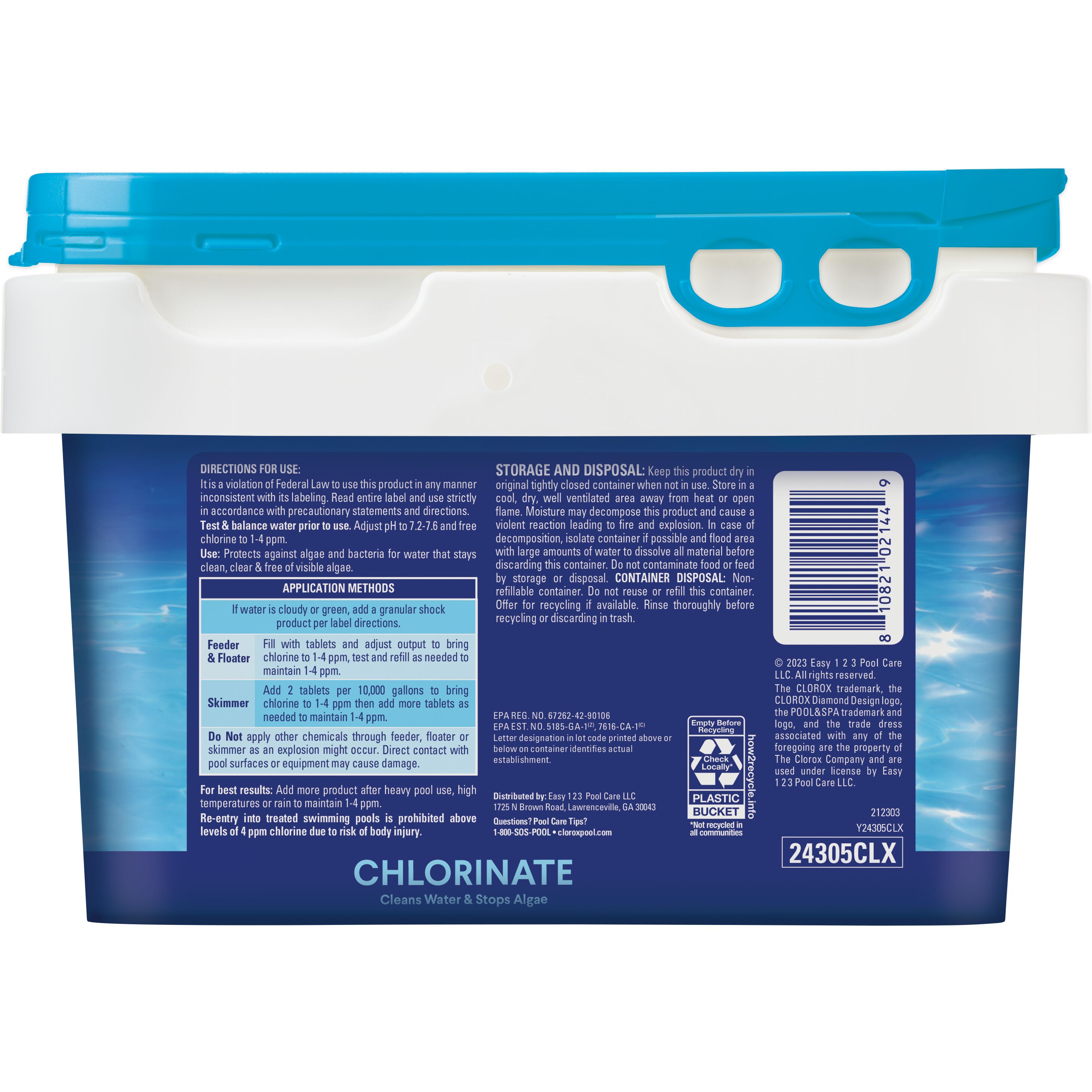 Clorox Pool&Spa 24205CLX Chlorinating-Tabs - View #3