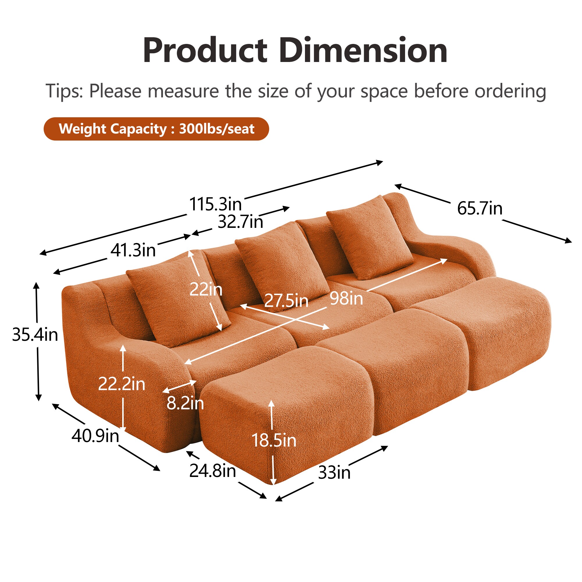 SINOFURN SYA020328BG Sofas-Loveseats - View #18