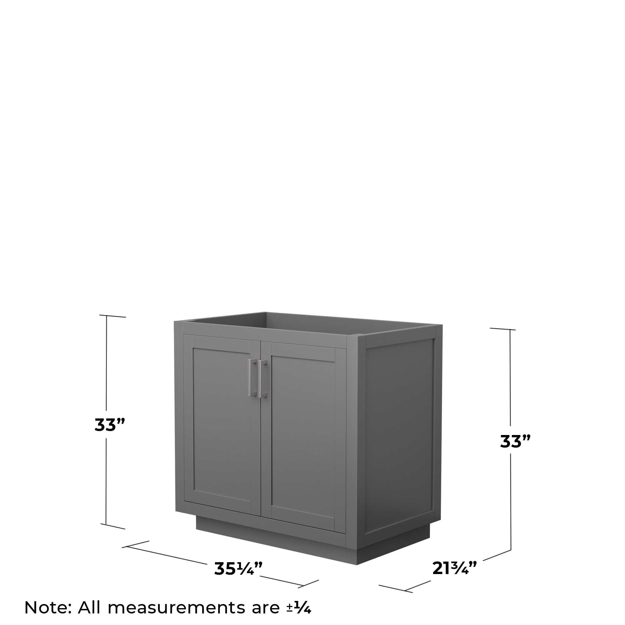 Wyndham Collection WCF292936SKGCXSXXMXX vanities - View #3