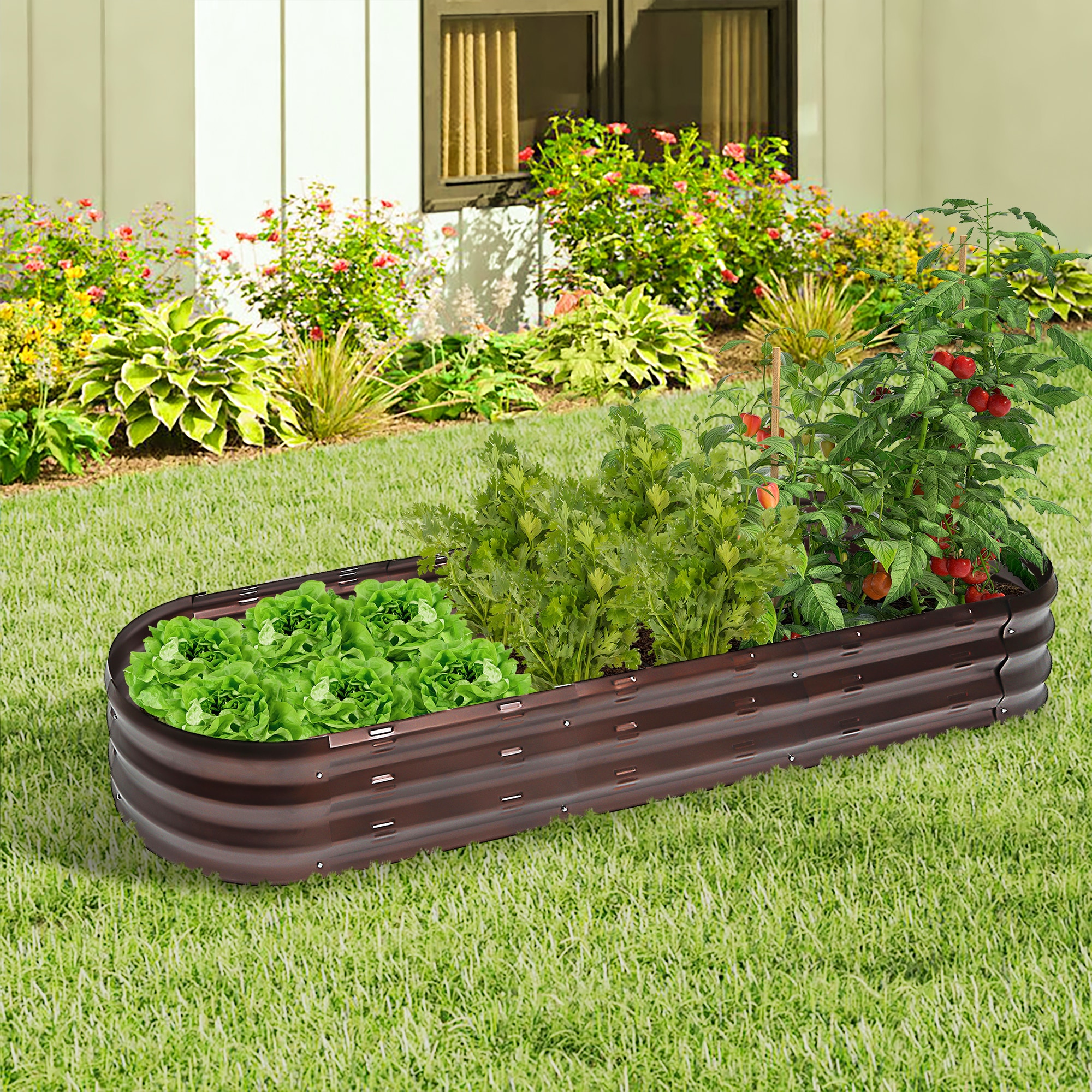 LuxenHome WHPL431 Raised-Garden-Beds - View #7