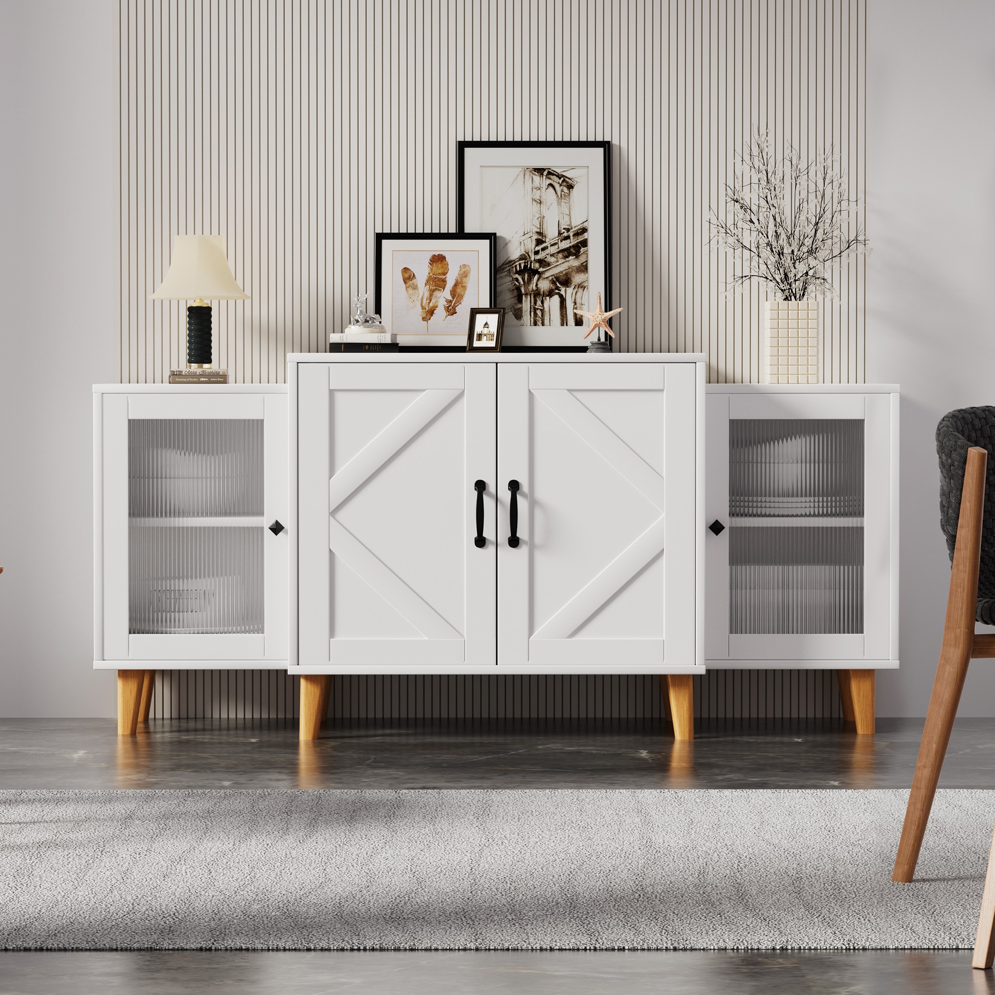 VOUA SAF-YSPK-WH Tv-Stands - View #8