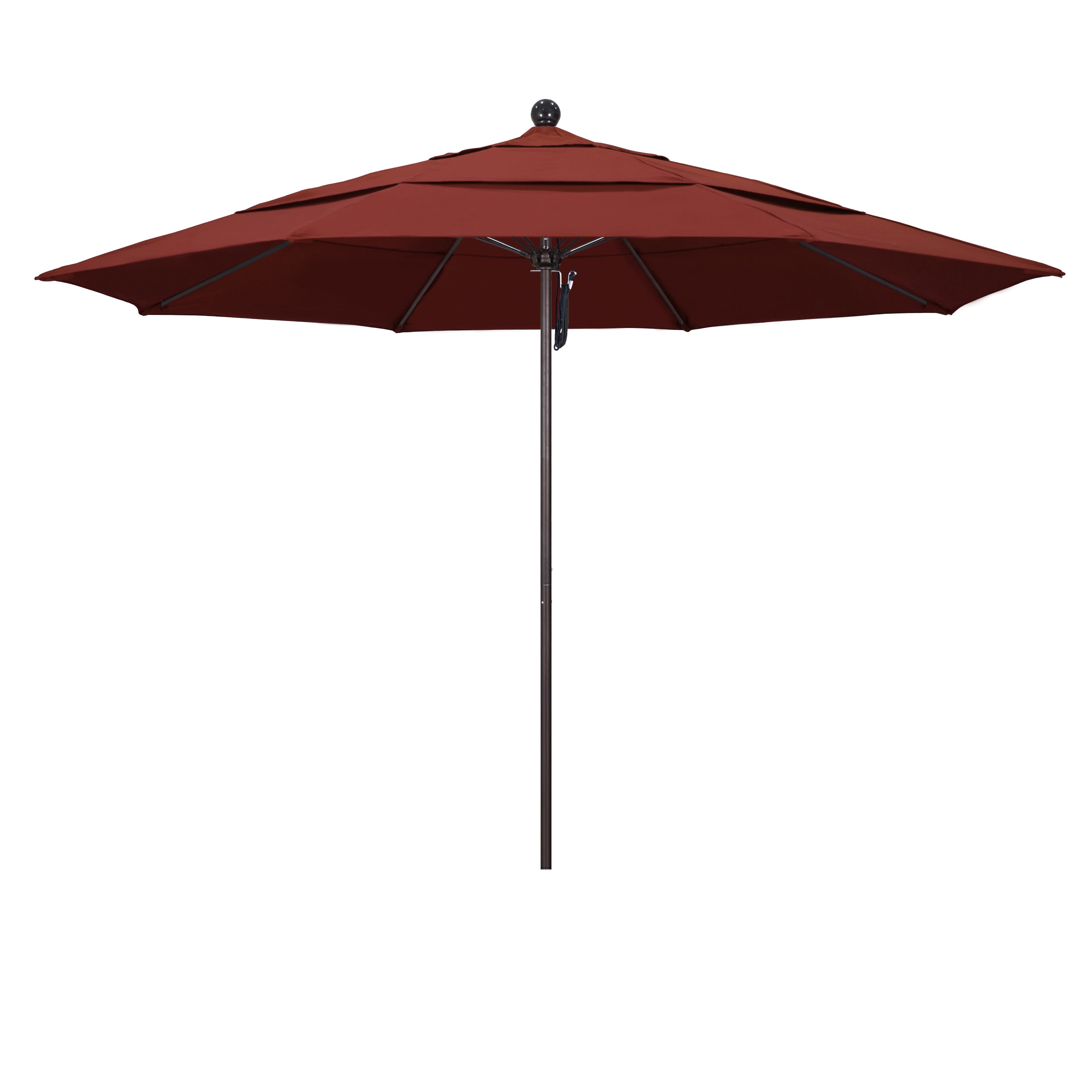 Tuscan Rectangular Home Decorators Sunbrella Market Umbrella Canopy 