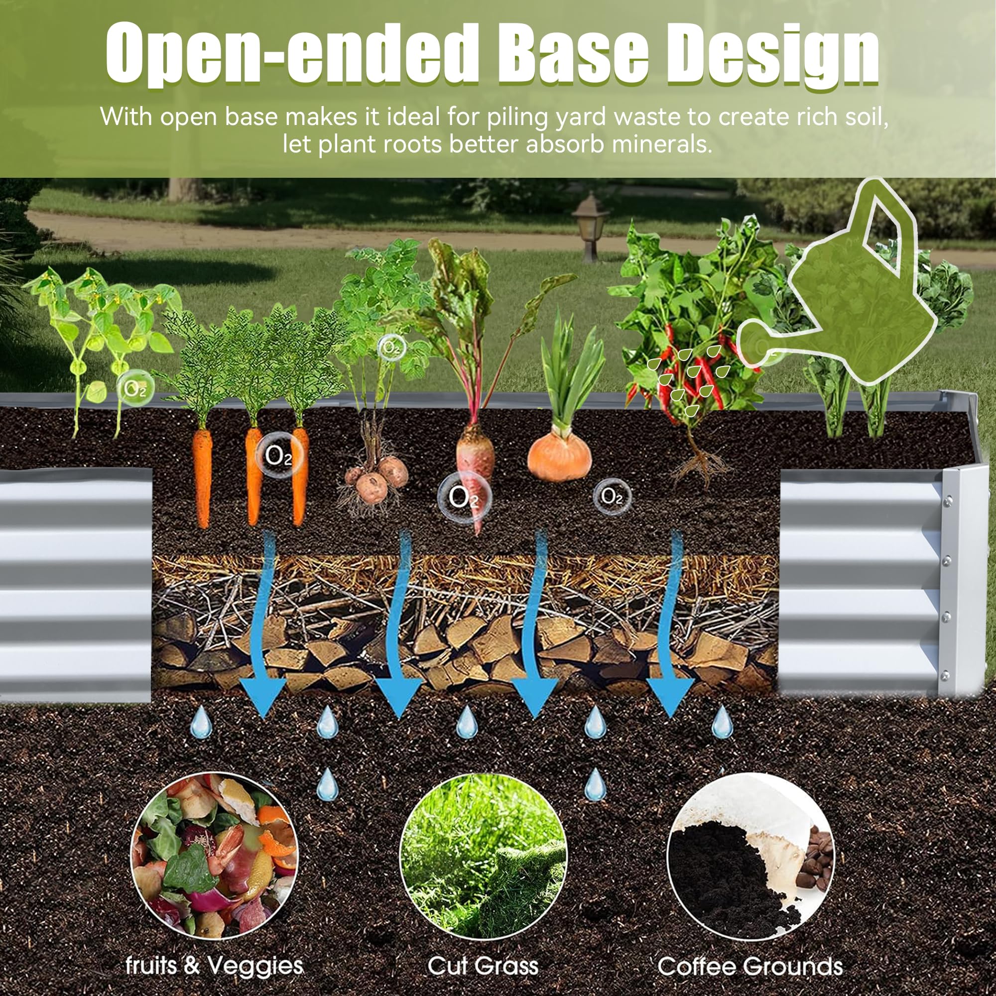 AHIOU HOME ZAAHG-P197955GB Raised-Garden-Beds - View #3
