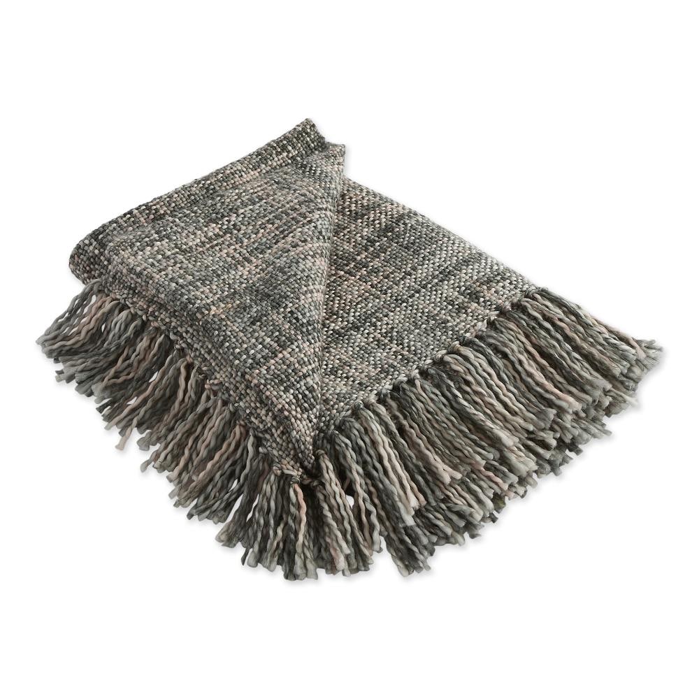 DII CAMZ11466 Variegated gray Polyester Throw