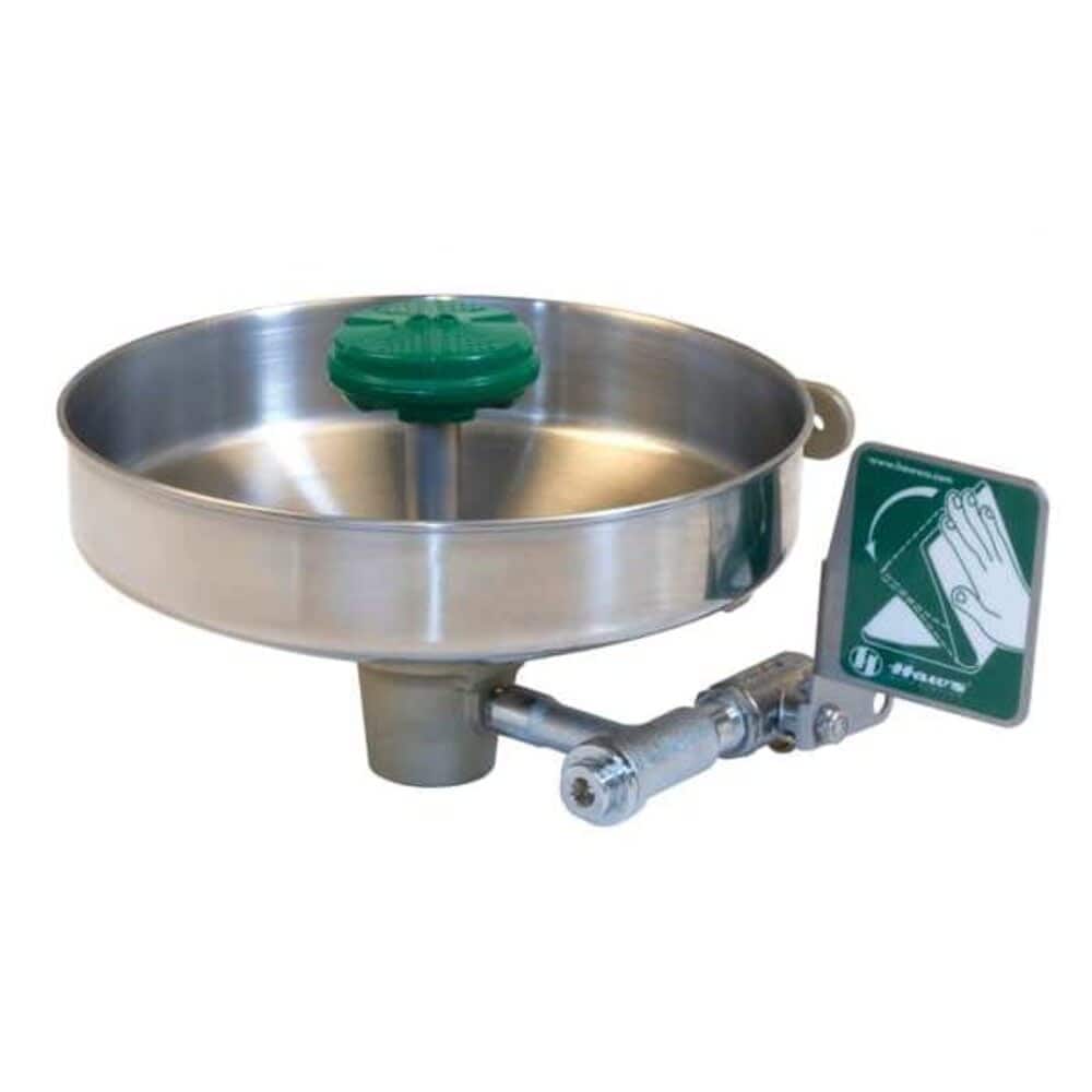 Haws Plumbed Eyewash Wall Mount Plumbed 14 1/12 in H. 14 3/4 in W #7360BT-7460BT