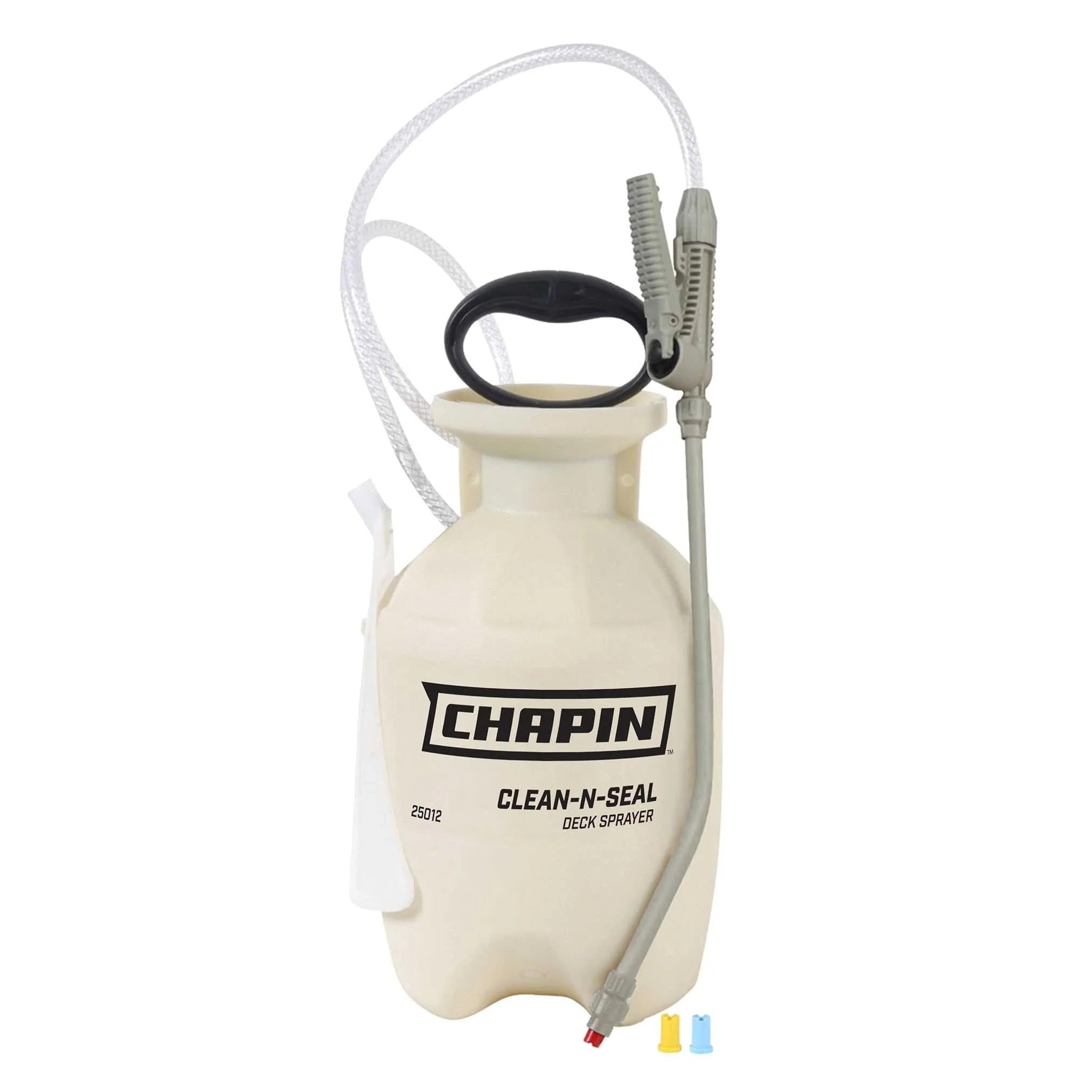 Chapin -  25012 1-Gallon Clean 'N Seal Poly Deck Sprayer for Deck Cleaners and Transparent Stains...