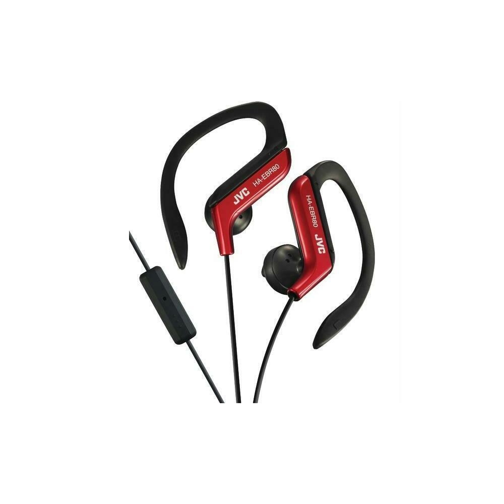 Jvc Jvc Haebr80r Sport Clip In Ear Headphones With Microphone And Remote Red At 2699