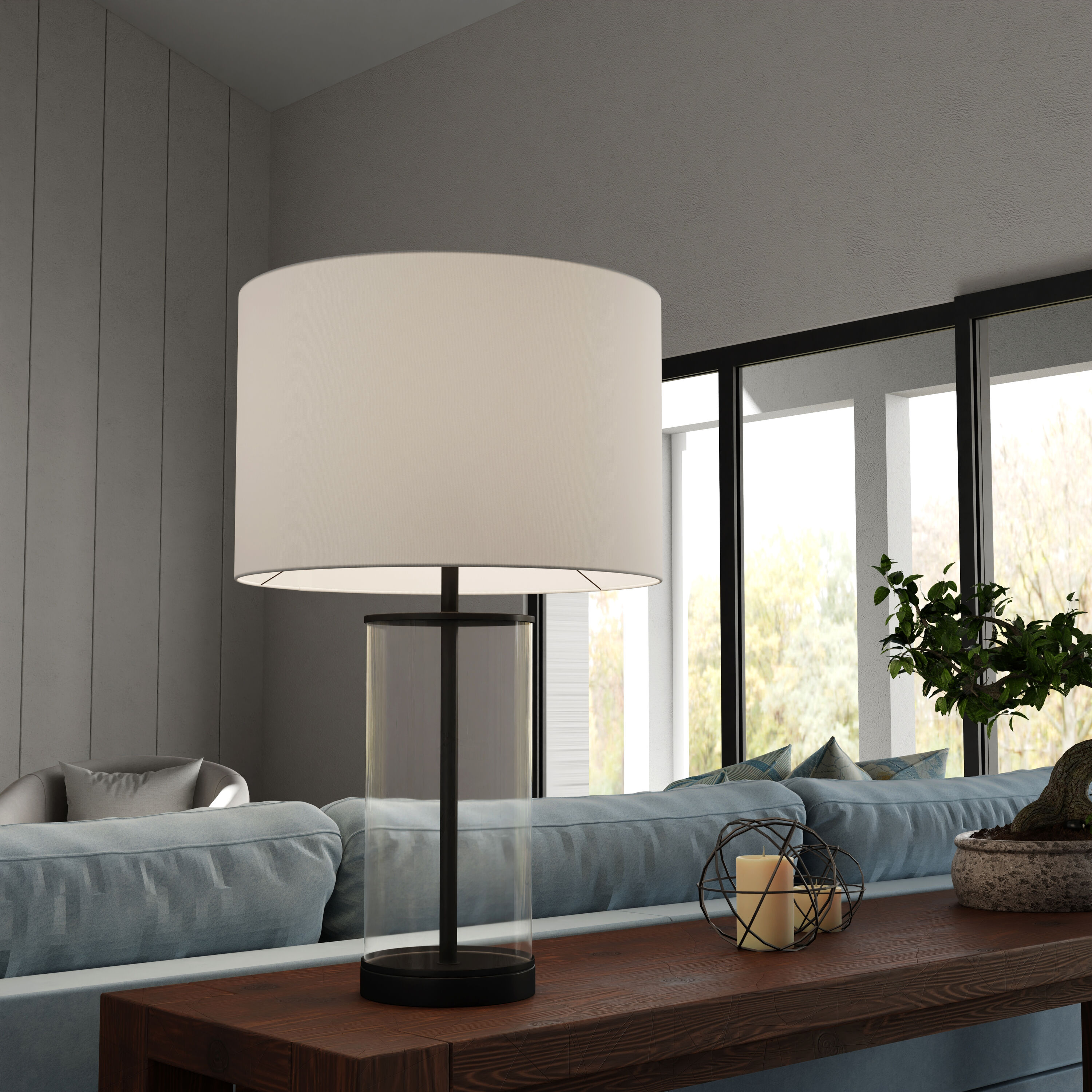 allen + roth BL72MBK Table-Lamps - View #4