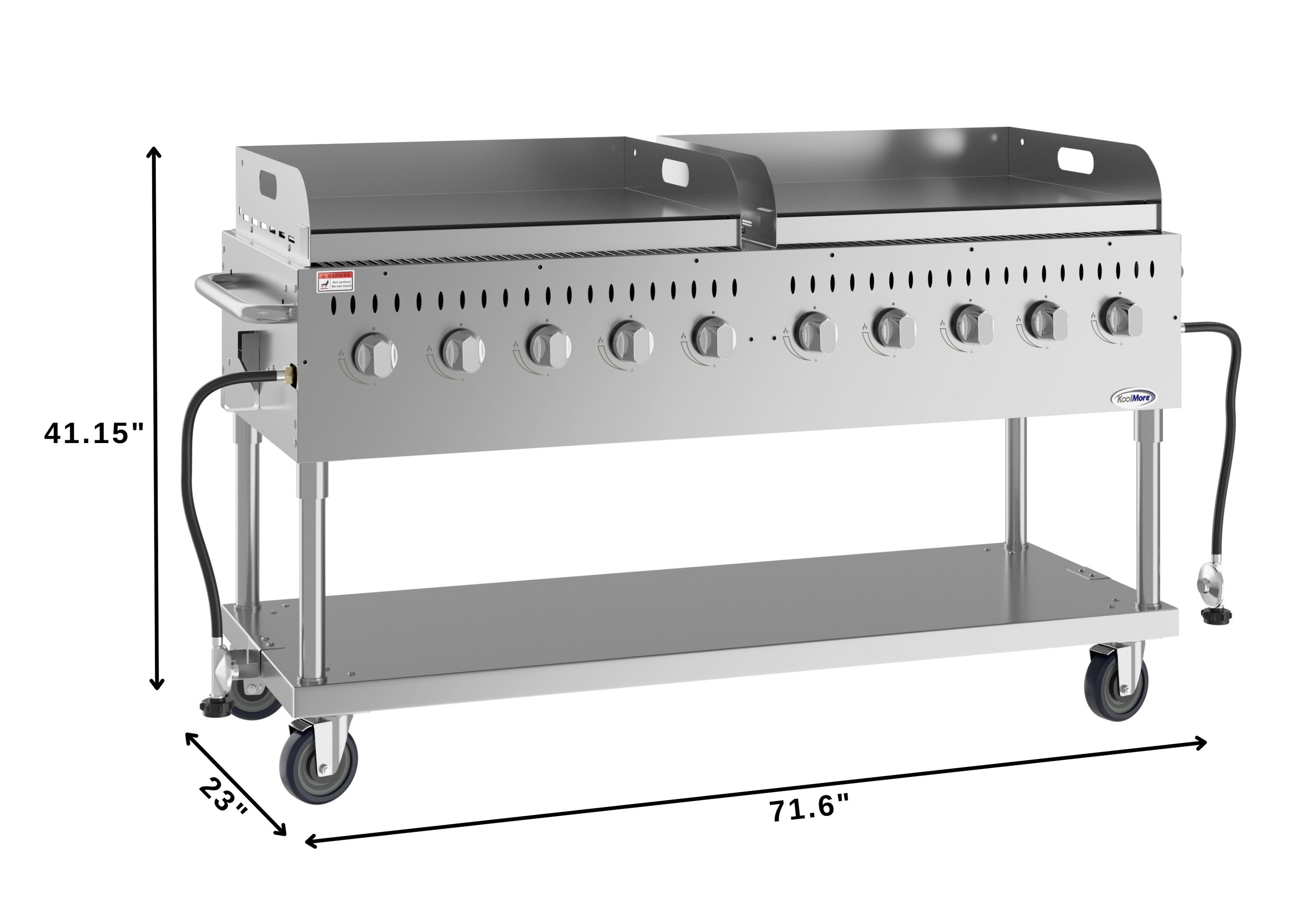 KoolMore LOW-CGKIT7-G36G36 Gas-Grill - View #8