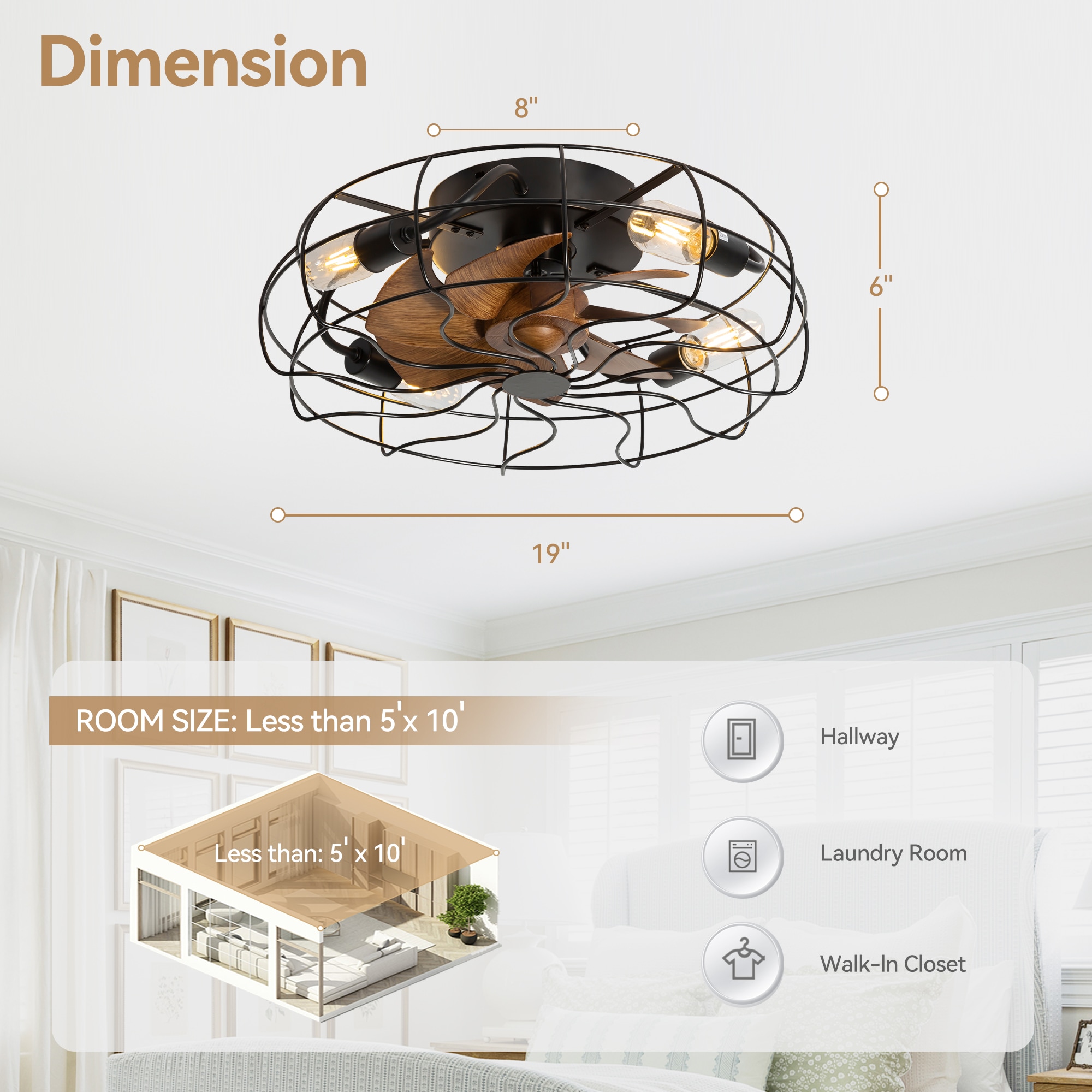 Breezary 33005-BK Ceiling-Fans - View #11