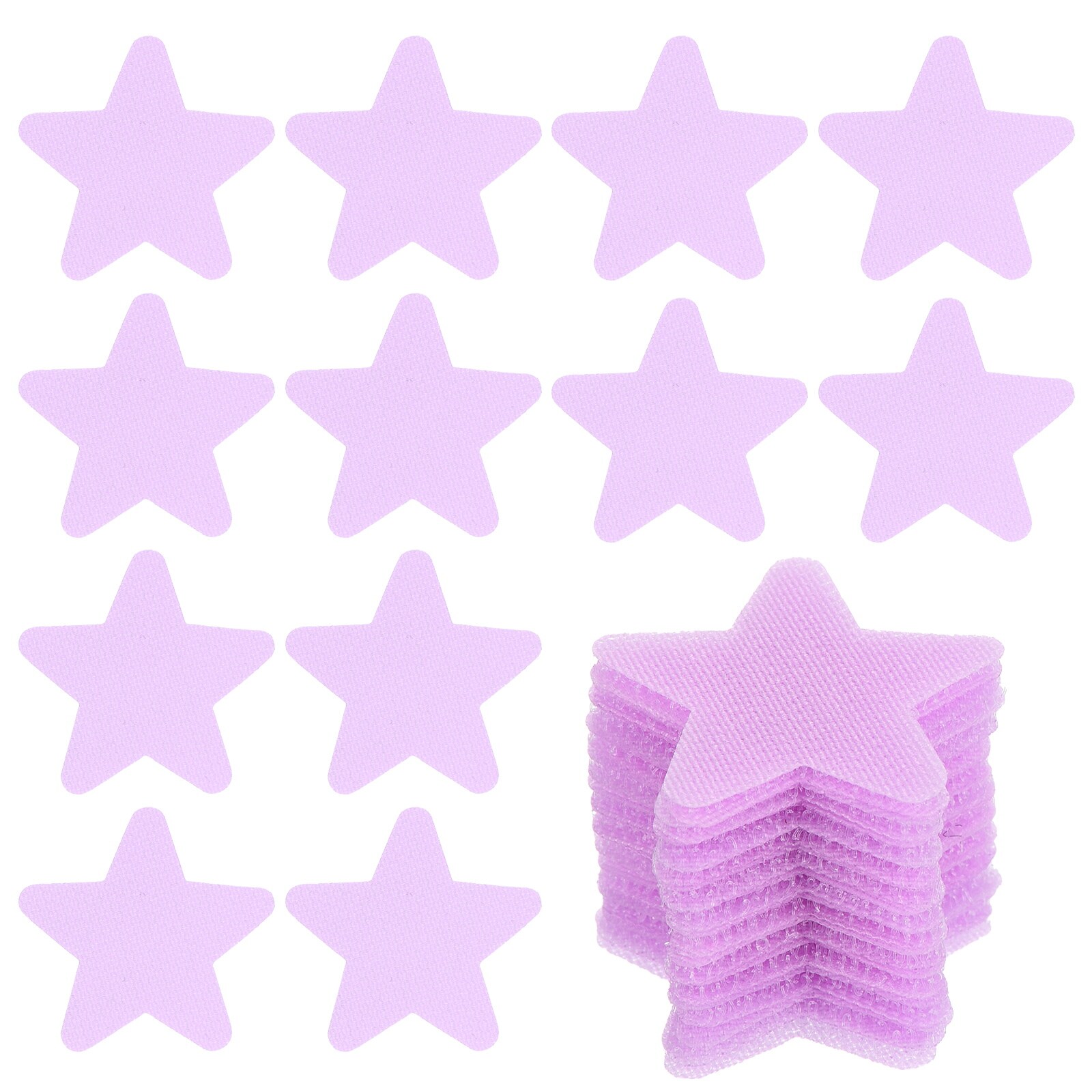 PATIKIL 1.57 Inch Carpet Spot Markers 65pcs Star Floor Dots Markers Carpet Spots for Teacher Classroom Decoration Elementary Early Learning Supplies Purple