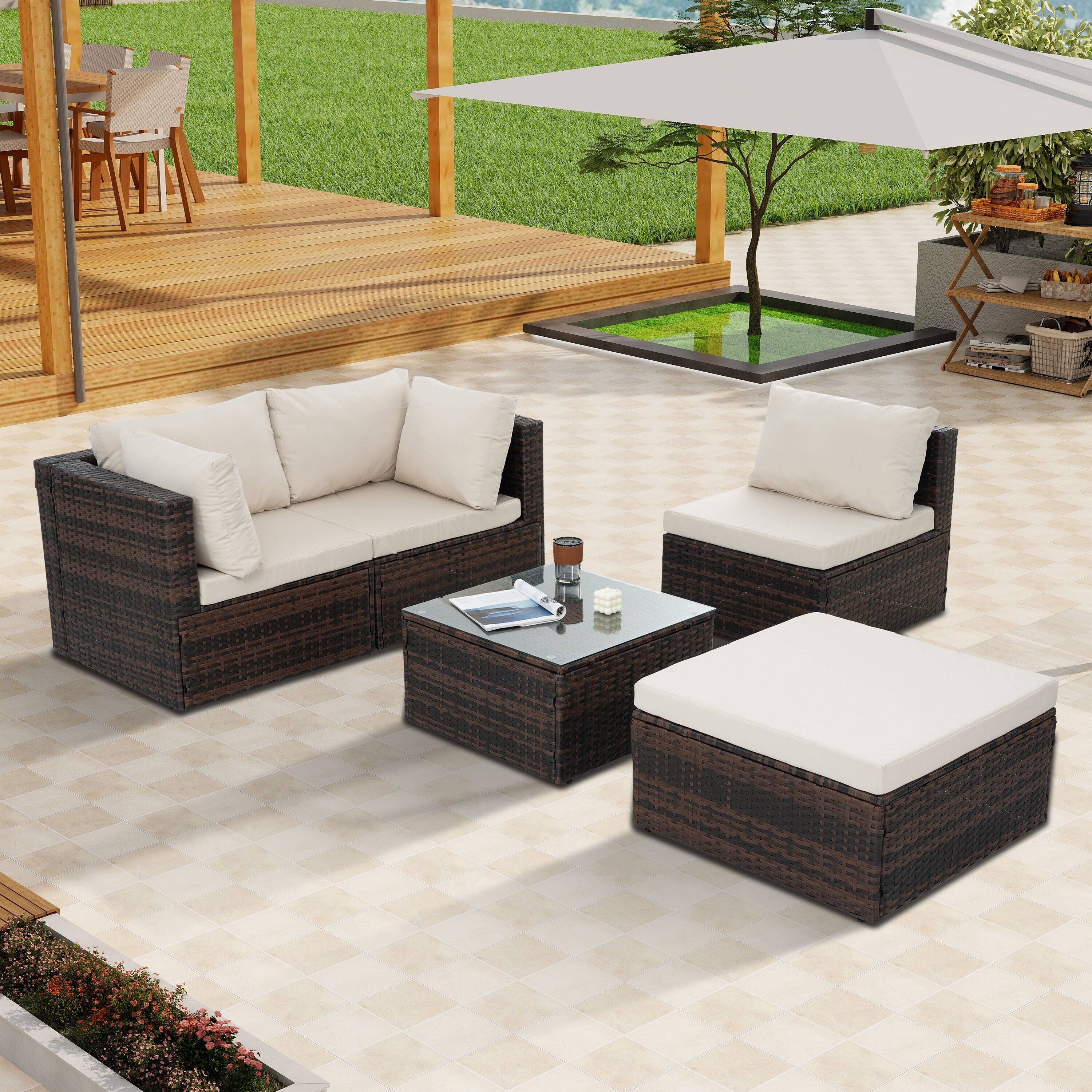 AHIOU HOME ZAAHG-S00022SF Patio-Conversation-Sets - View #2