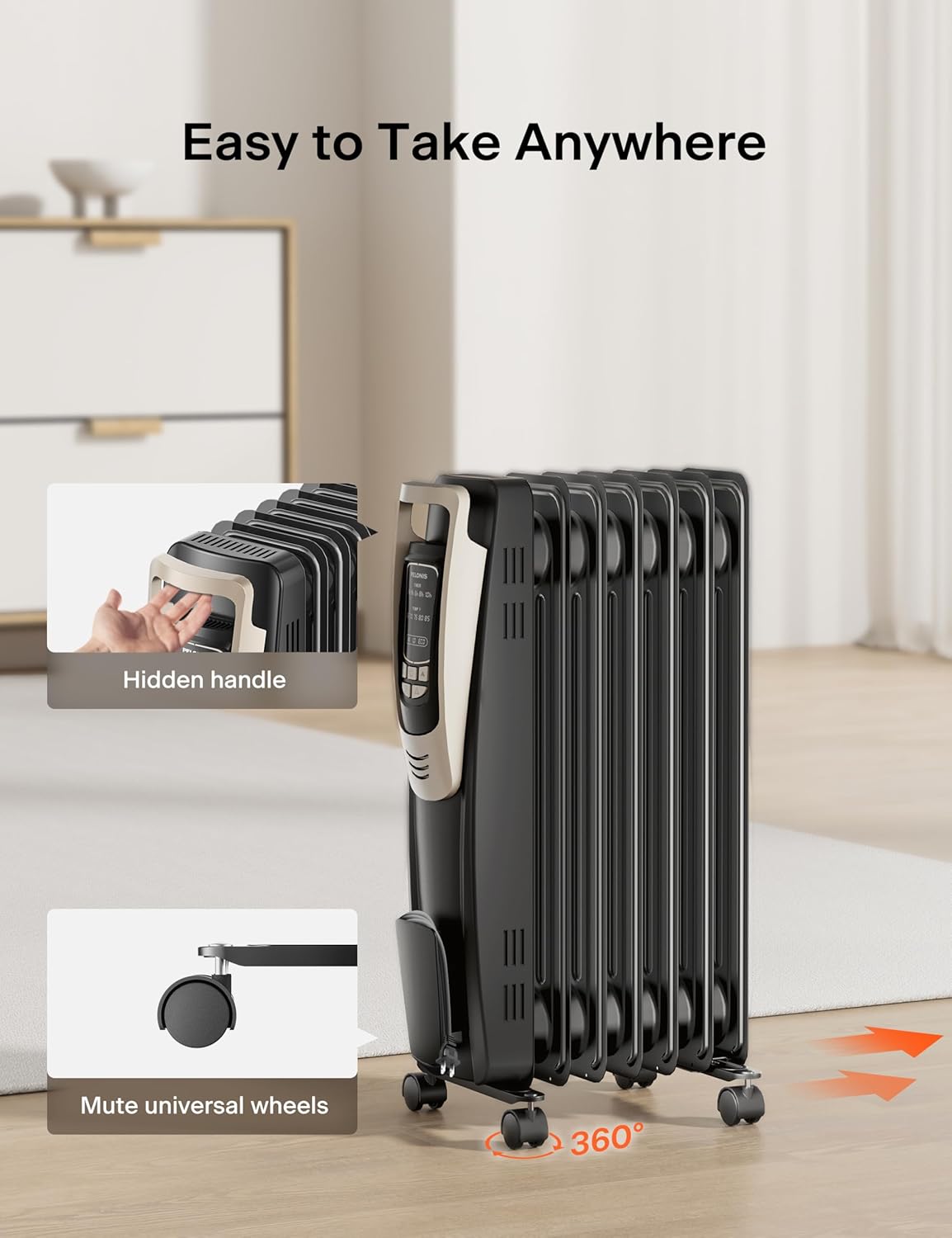 PELONIS PH-14A Portable-Electric-Heat - View #8