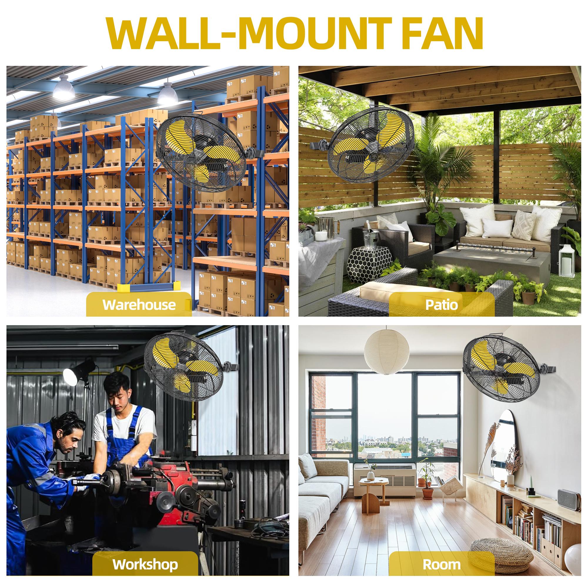  WMFAN-OW18 Wall-Mounted-Fans - View #9