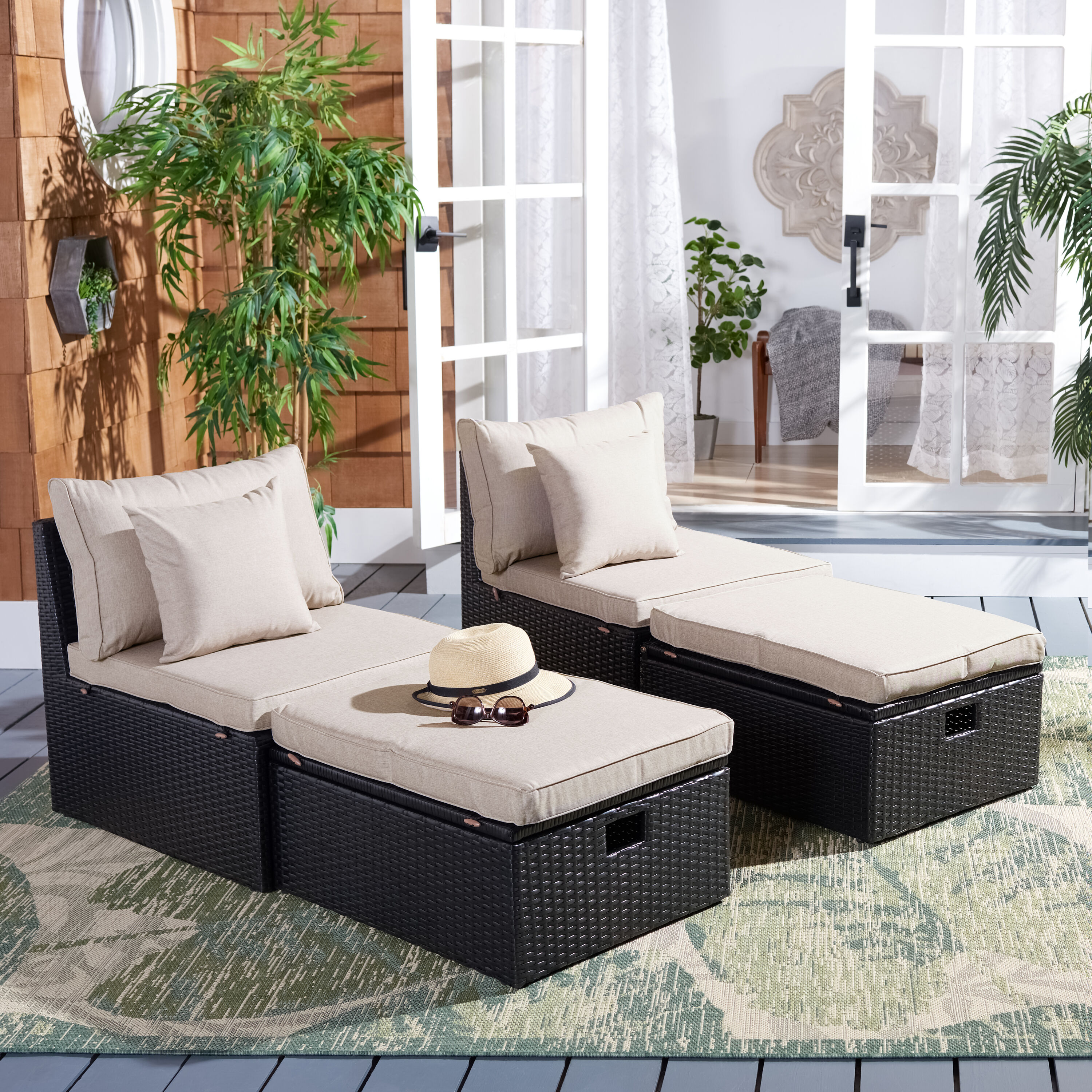 Safavieh PAT7515E Stools-Ottomans - View #18