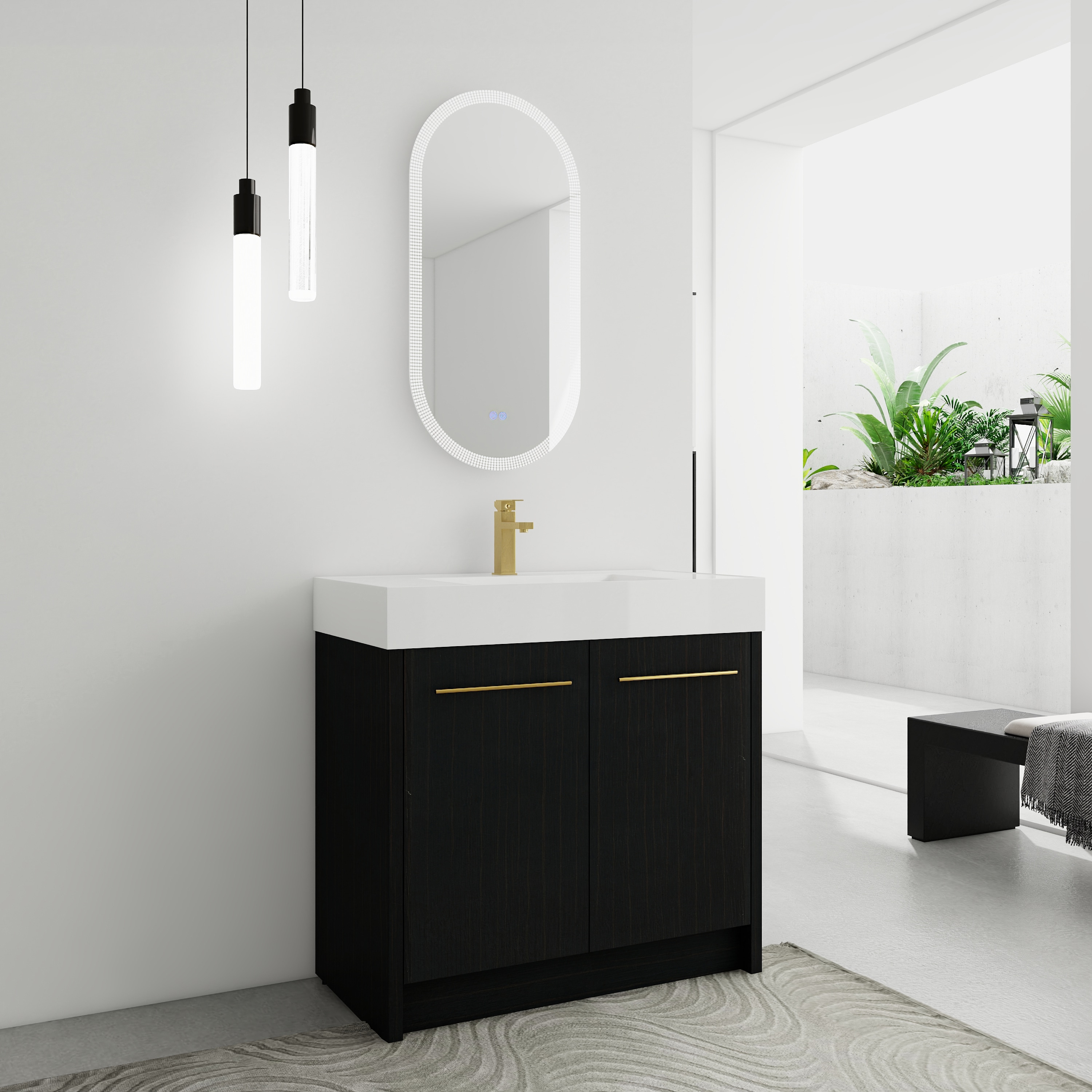 CASAINC CA-GLS00179 Bath-Vanity-Combo - View #2