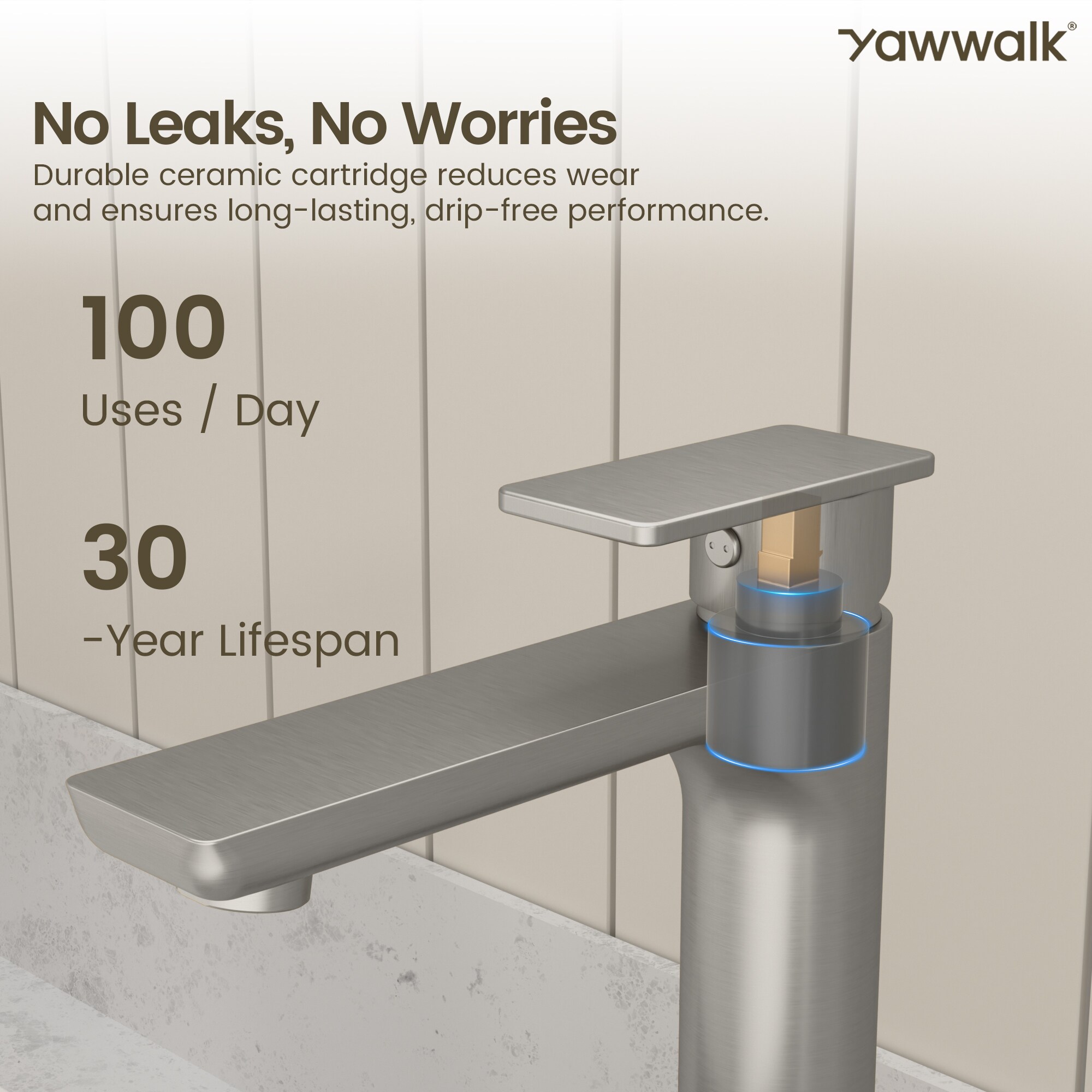 YAWWALK Y11W21-BN-1 Lavatory-Faucets - View #7