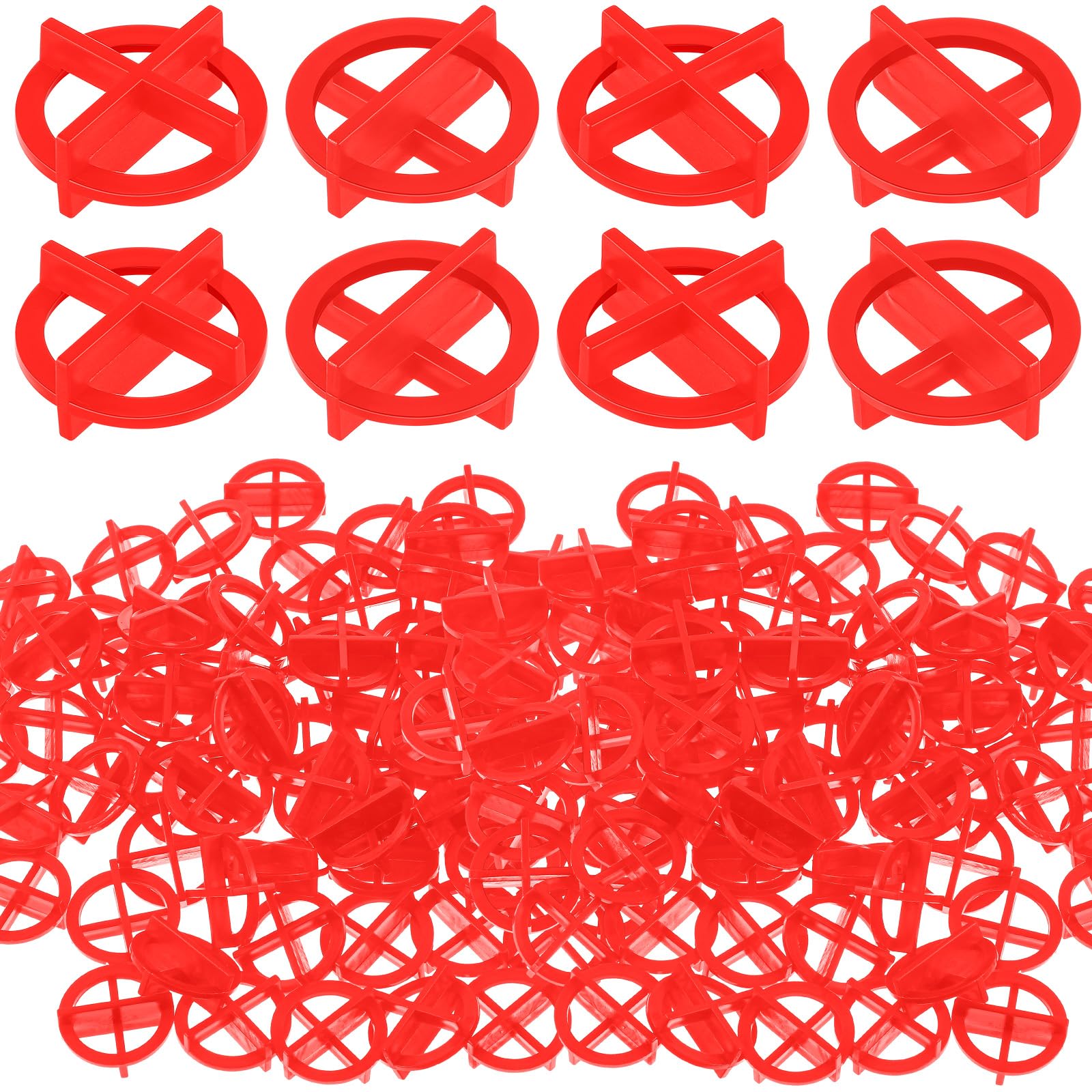 AOIZGMY  500 Pcs 1 slash 16 in 2mm Tile Spacers Removable Cross Ceramic Spacers Corner Separators Reusable Wall Floor Construction Tool Plastic