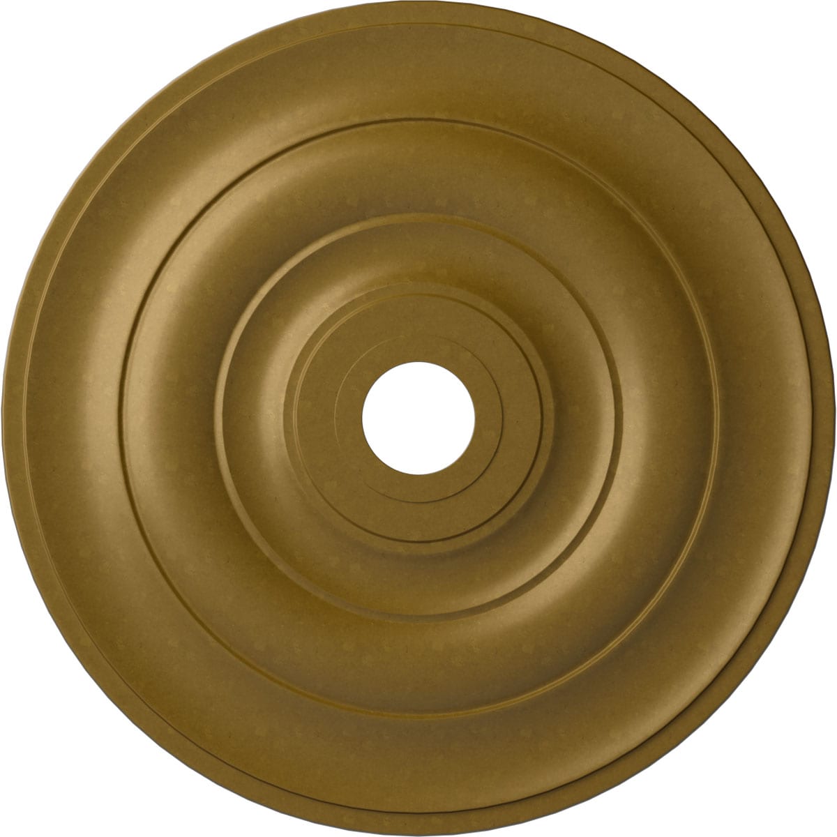 Ekena Millwork CM26JEGLS Jefferson 26.5-in W x 26.5-in L Painted Gold Polyurethane Whole Ceiling Medallion