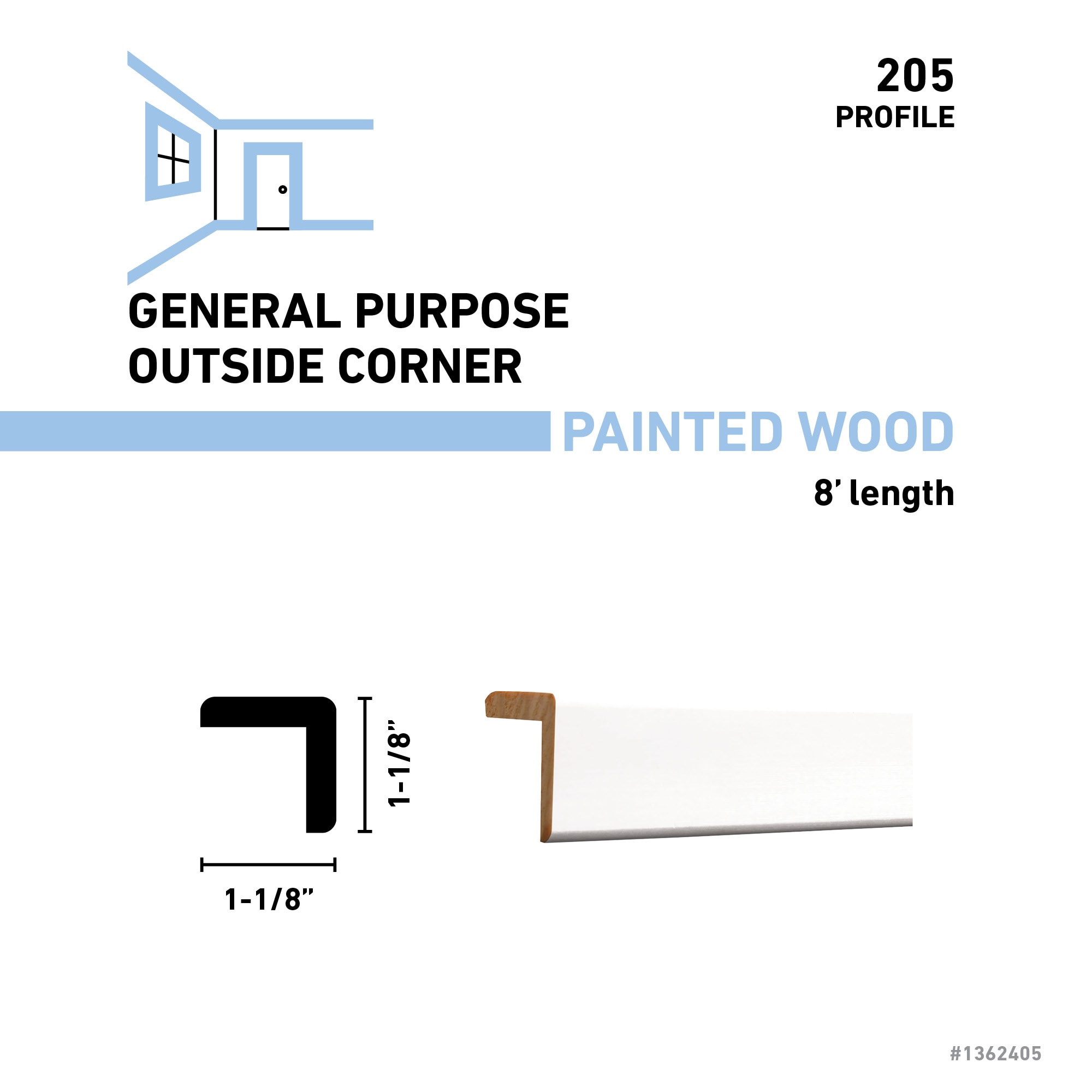 RELIABILT 2058FJPWH Corner-Guard - View #5