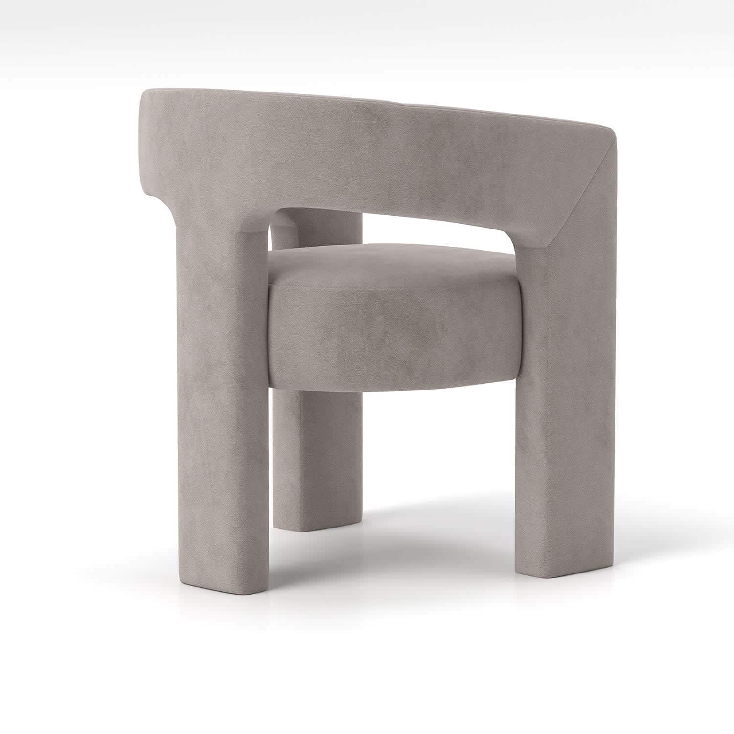 SEYNAR XY709-GREY-S4 Dining-Chairs - View #4