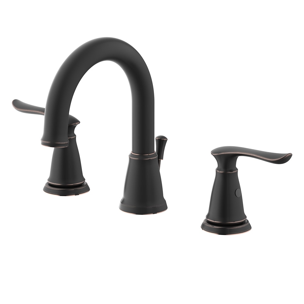 Project Source Wayton Oil Rubbed Bronze 2-handle Widespread WaterSense ...