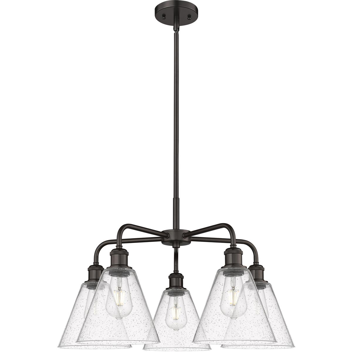 Innovations Lighting -  516-5CR-OB-GBC-84 Berkshire Chandelier Oil Rubbed Bronze