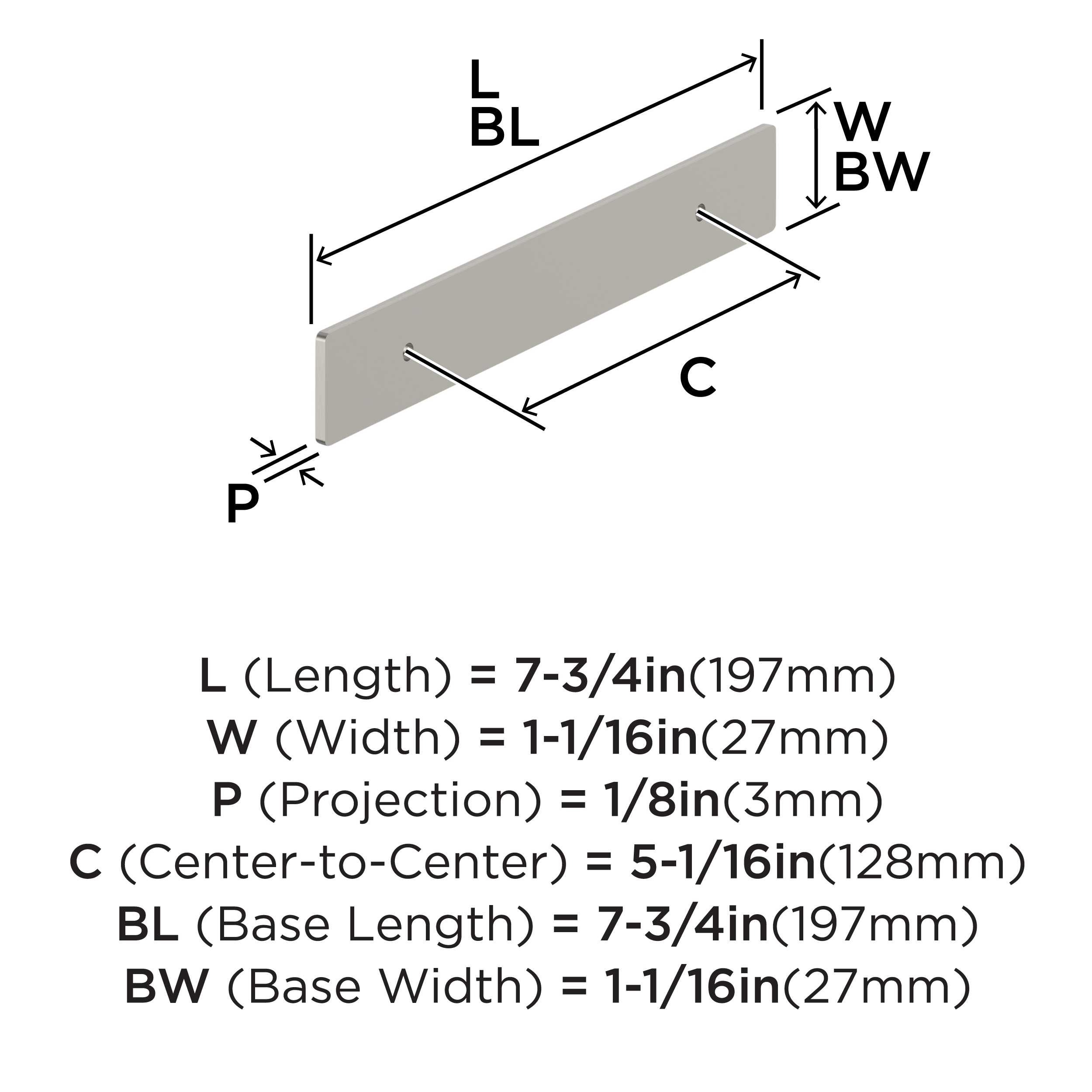 Amerock BP37603G10 Drawer-Hardware - View #3