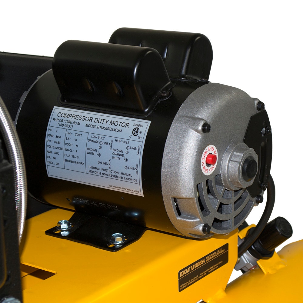 DEWALT 8 Gallons Portable 155 PSI Horizontal Air Compressor in the