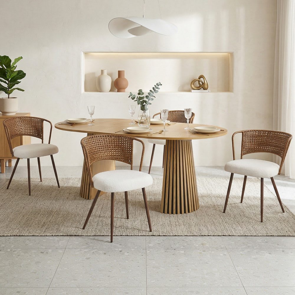 Coolbibila KOD-DINING-WALNUT Dining-Chairs - View #4