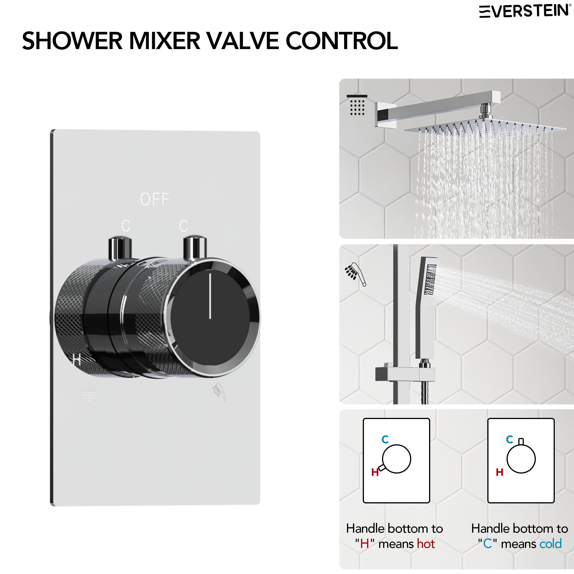 EVERSTEIN SFS-1036-CH10 Tub-Shower-Faucets - View #5