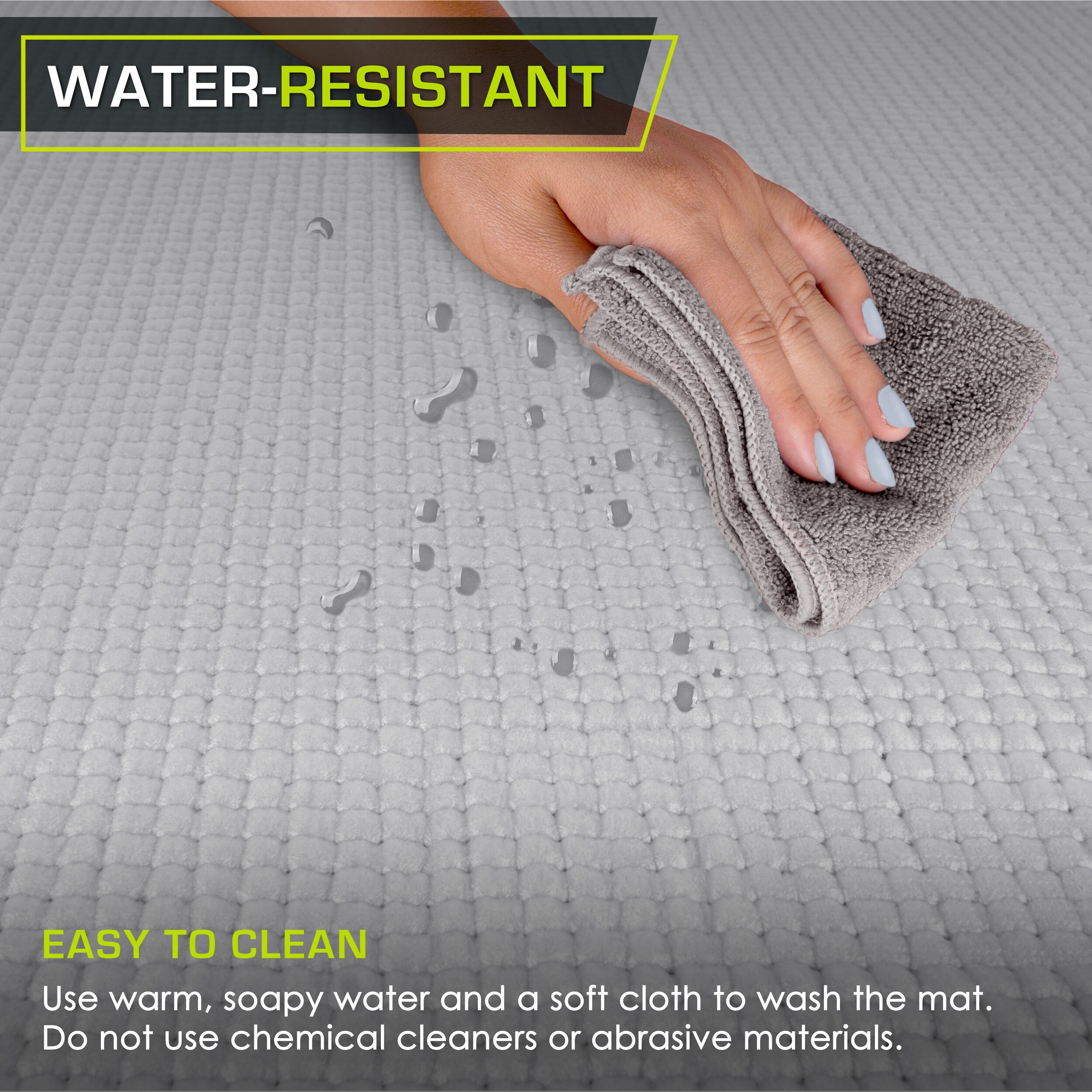ProsourceFit PS-1911-MAT-3MM-GREY Yoga-Mats - View #3
