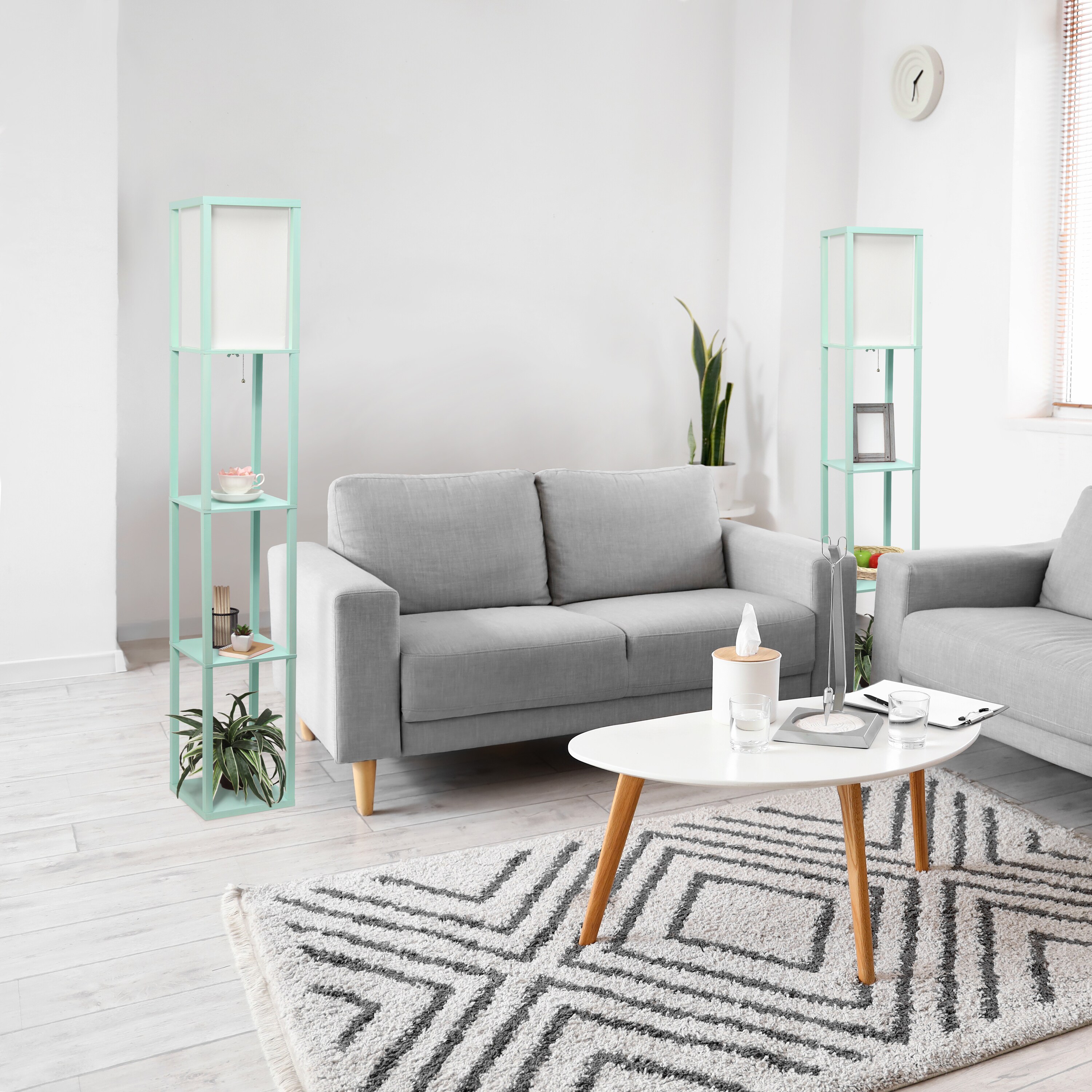 Simple Designs LF1014-AQU-2PK floorlamps - View #5