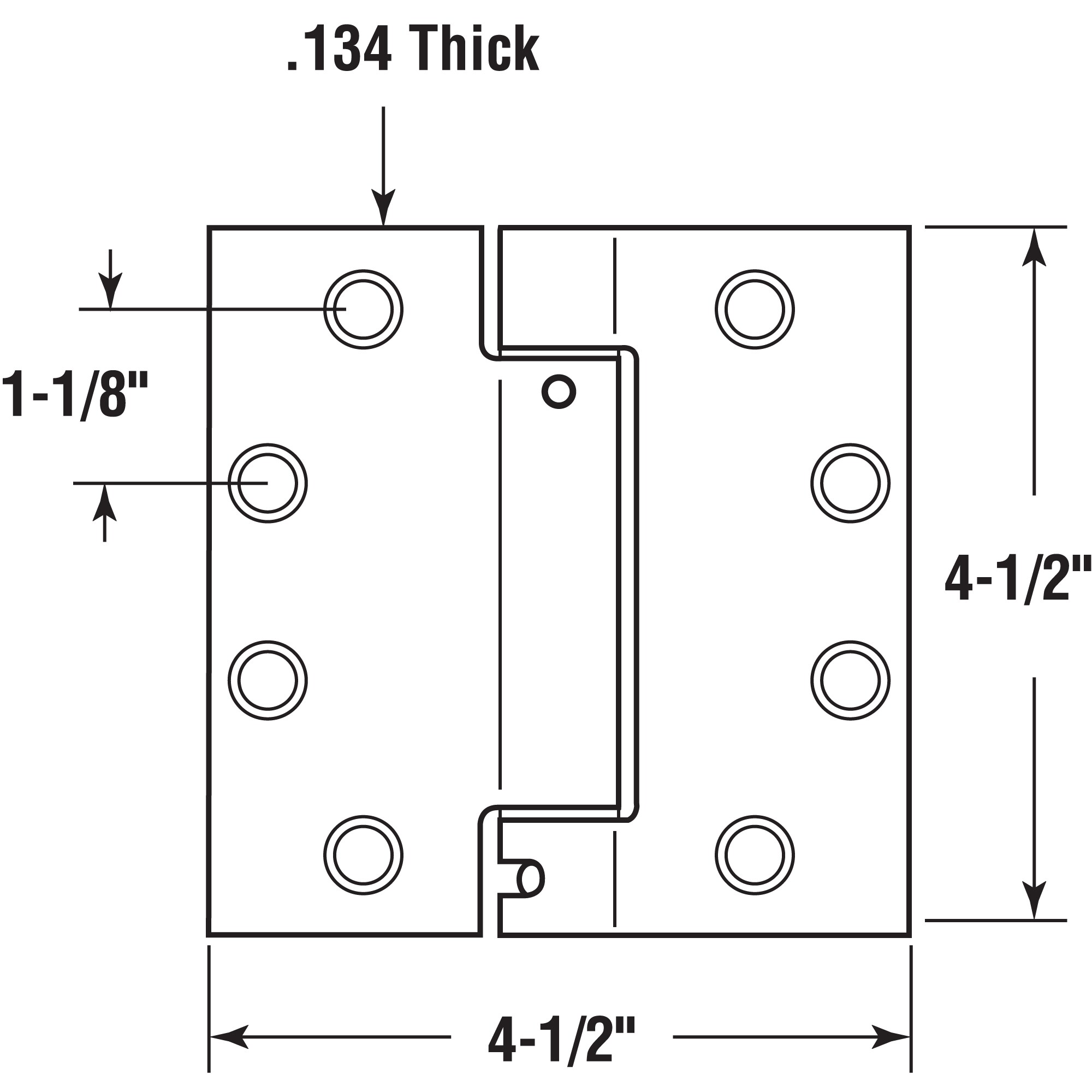 Prime-Line U 1158453 Entry-Door-Hinges - View #4