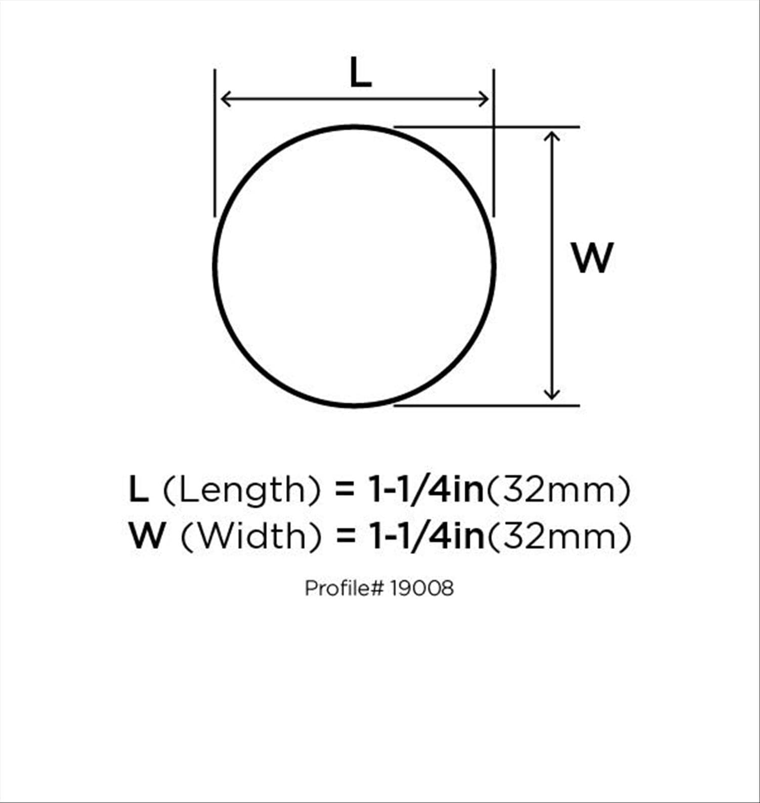 Amerock BP19008SS Cabinet-Knobs - View #6