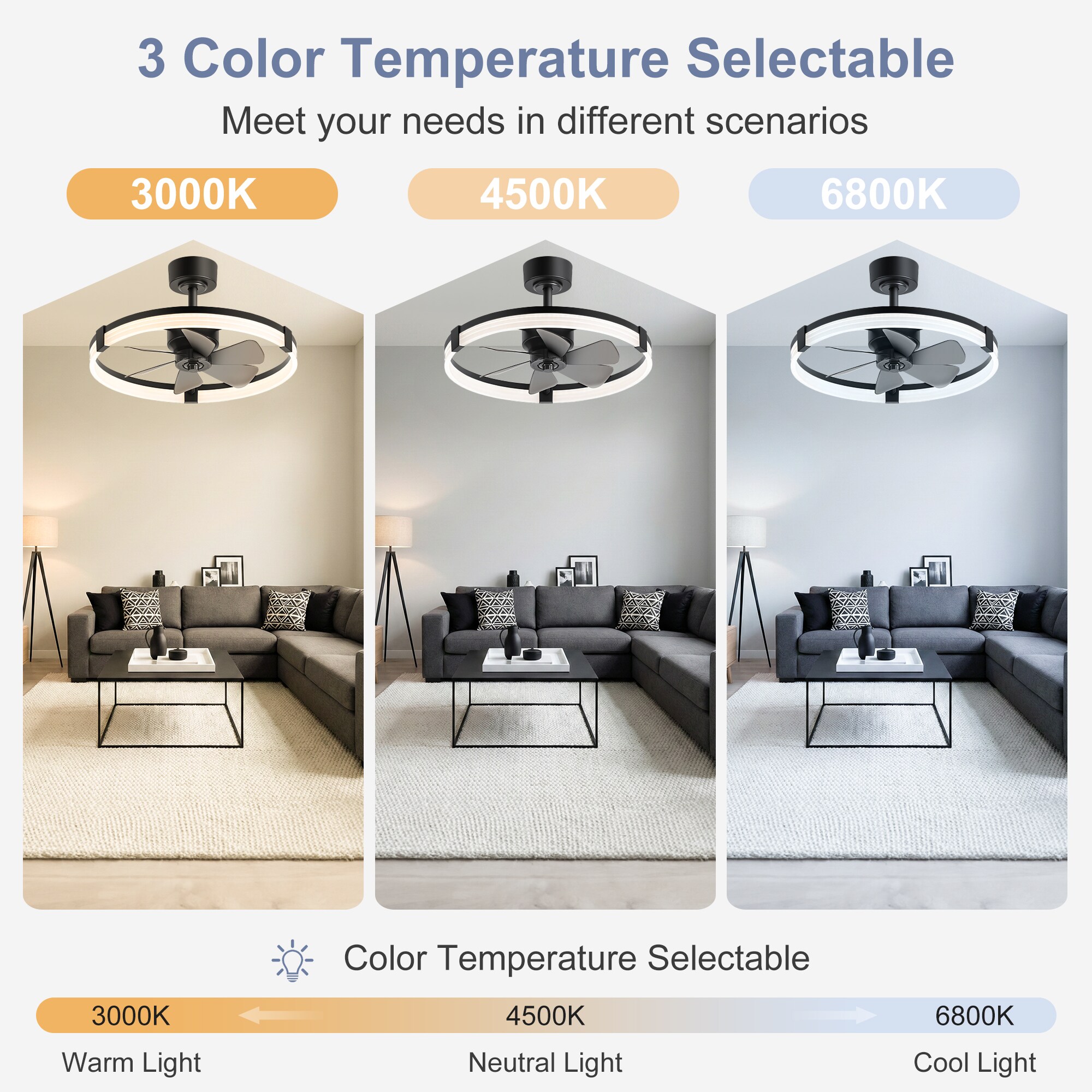 Airsurfer AS-33082-BK Ceiling-Fans - View #4