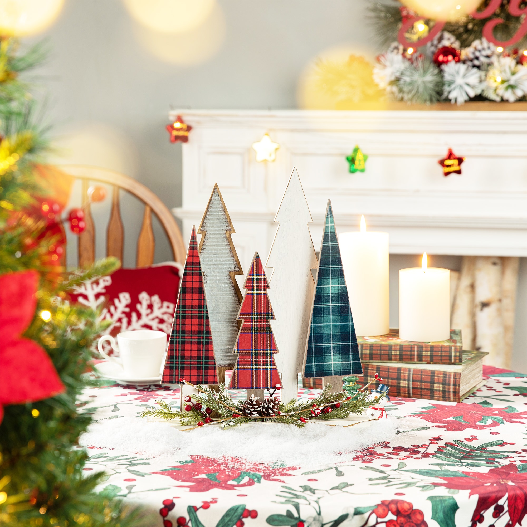 Glitzhome GH2004700083 Table-Christmas-Decorations - View #2