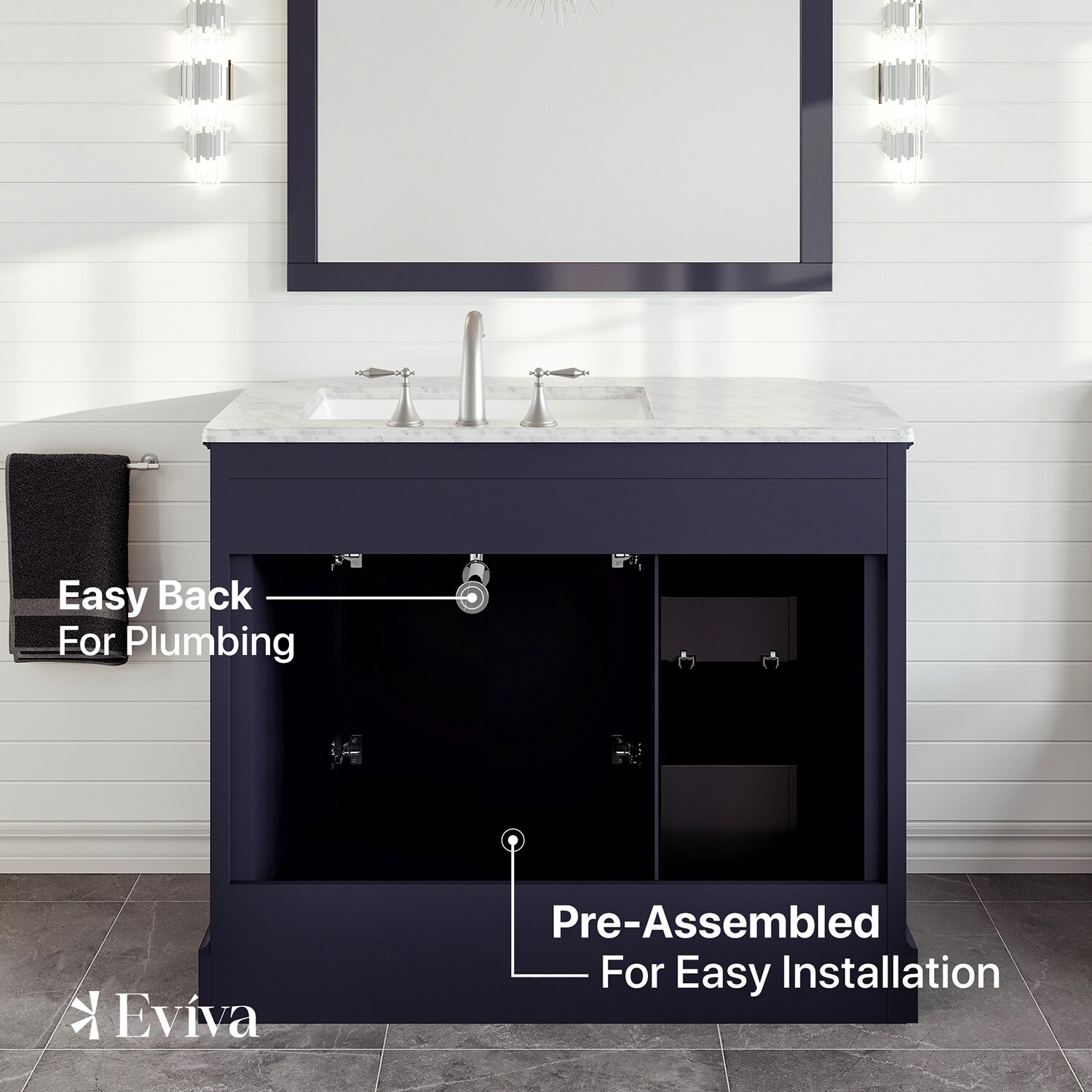 Eviva EVVN188-42DG Bath-Vanity-Combo - View #6