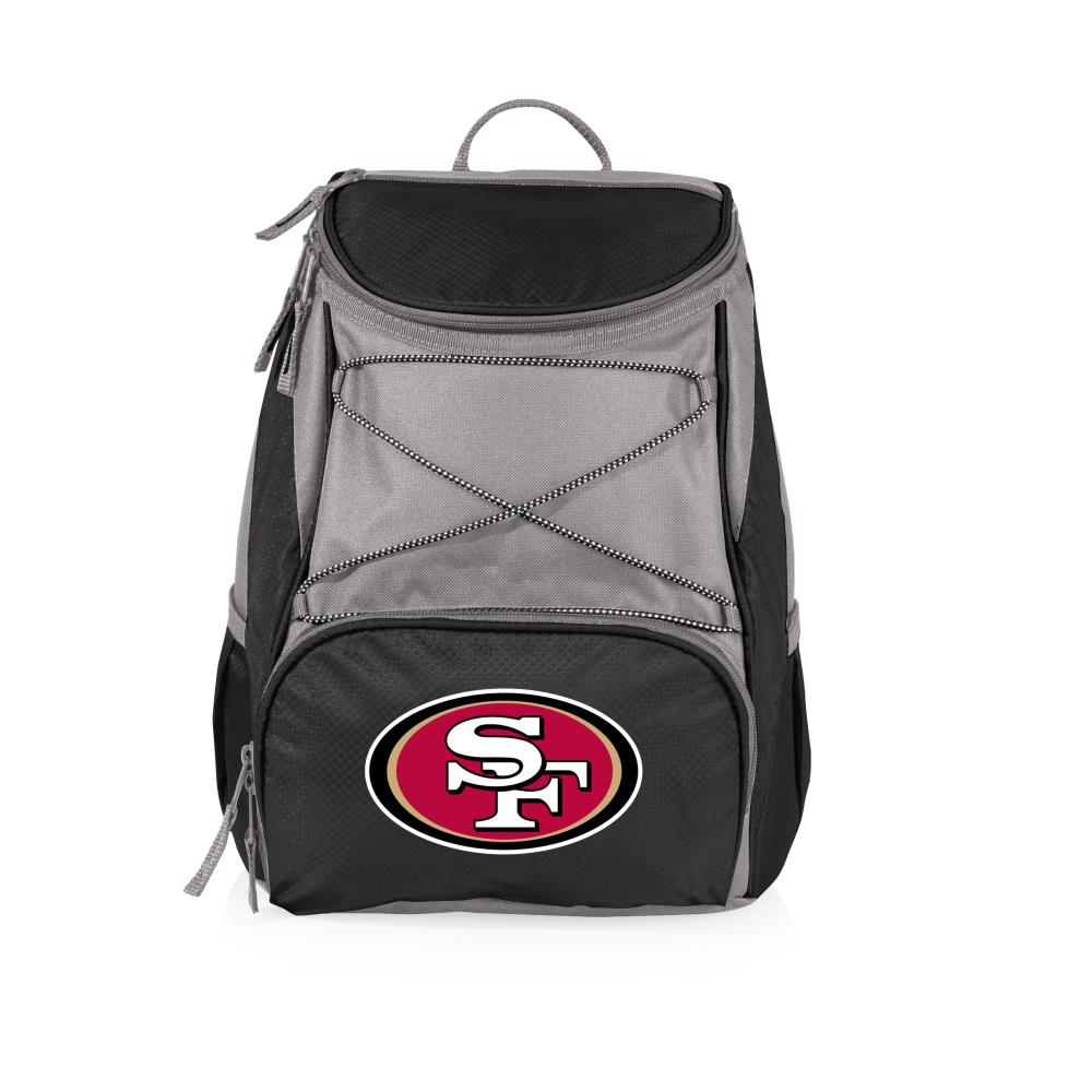 Picnic Time San Francisco 49ers Black Insulated Backpack Cooler in the  Portable Coolers department at